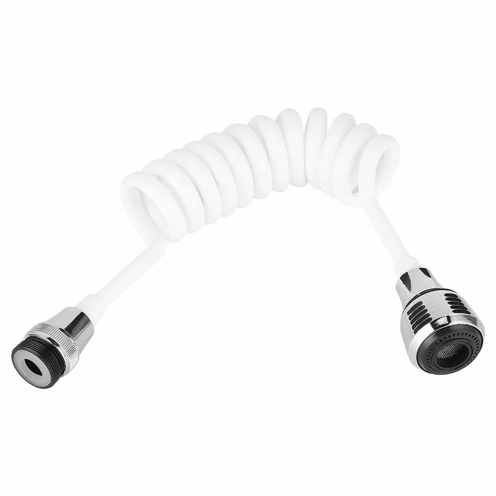 Grifo desmontable para fregadero Rociador Grifo de cocina para el hogar Extensor alargado Manguera de fregadero de mano larga Grifo de agua de espuma retráctil portátil(1#)