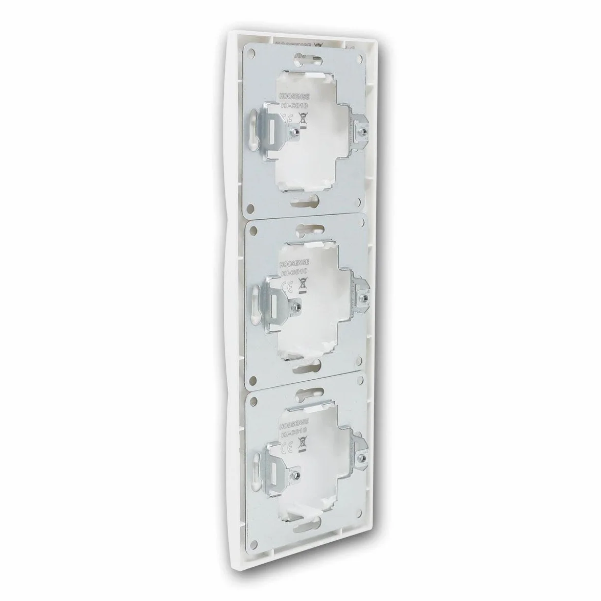 Tapa/panel triple FLAIR, color blanco, con marco triple