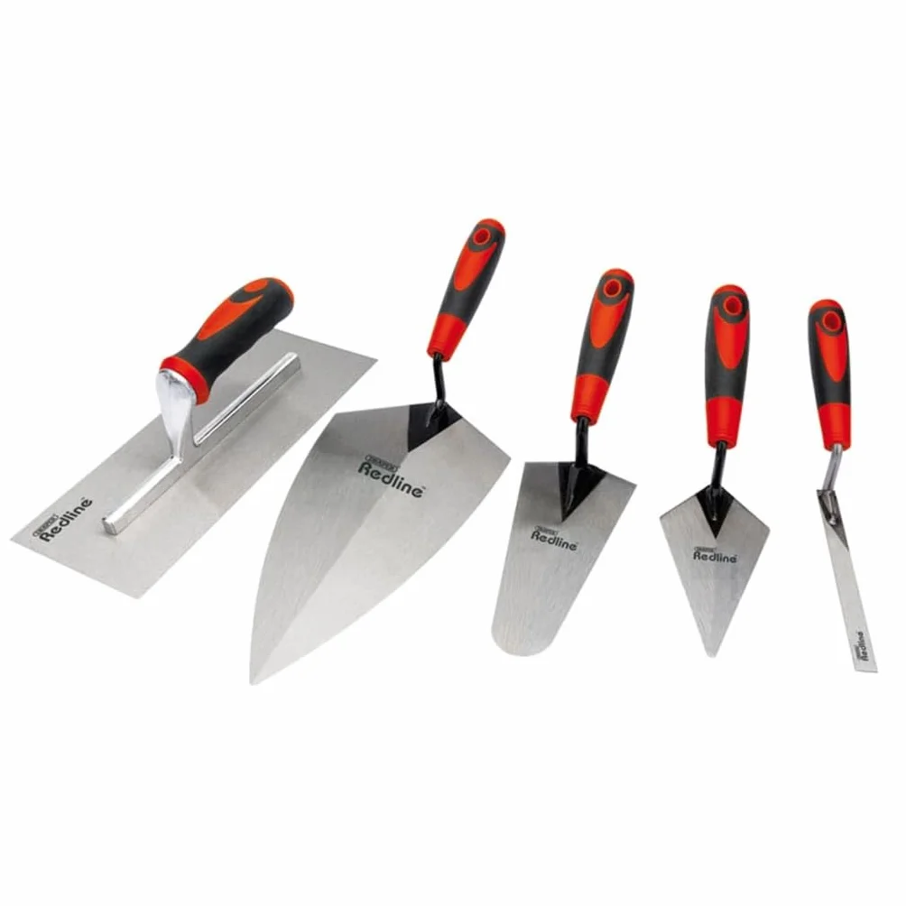 Draper Redline 69153 - Juego de paletas (5 piezas), color rojo