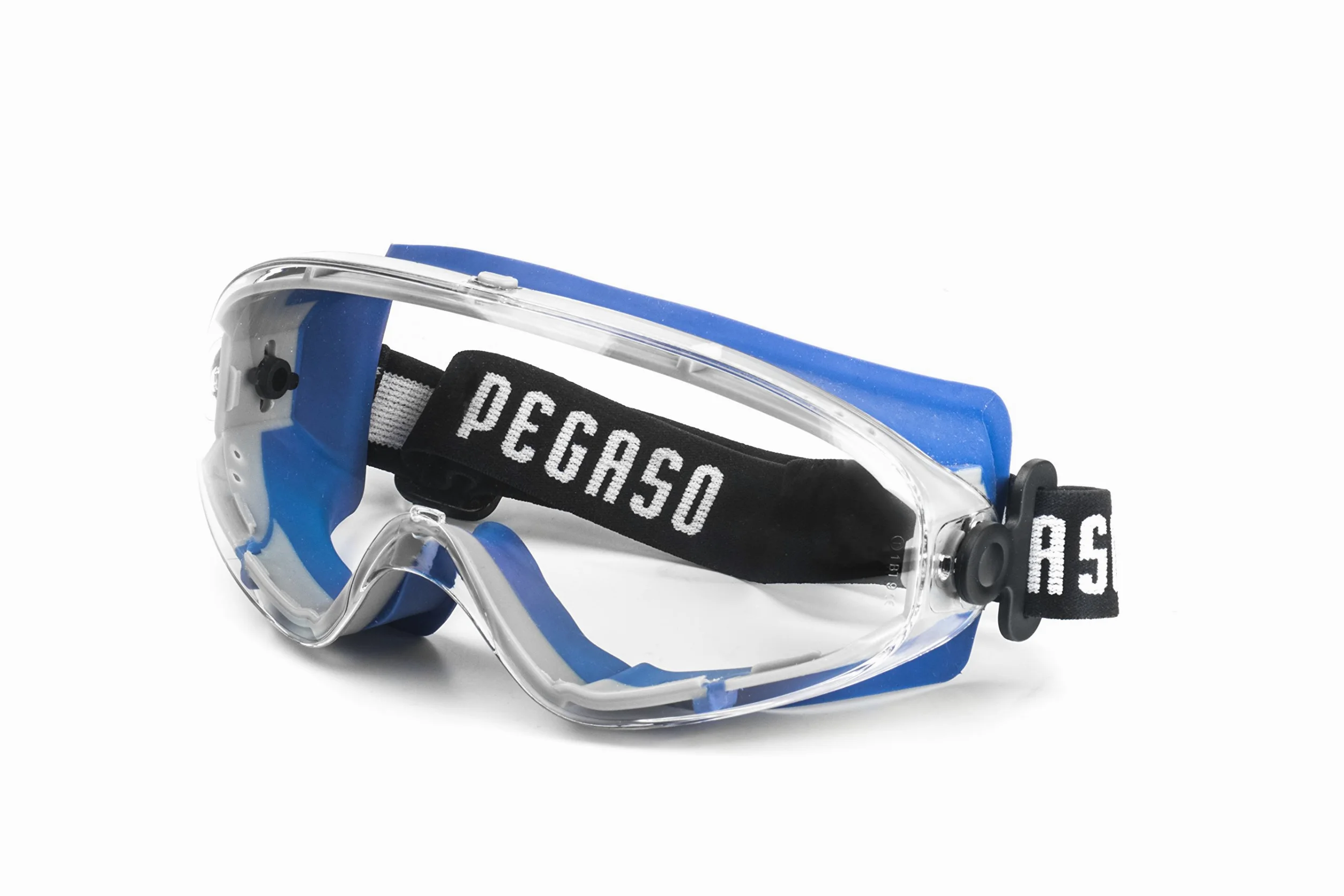 PEGASO 22 - Gafas proteccion gama ANTI-IMPACT modelo EOS Lente PC Incolora antivaho, azul y gris, l