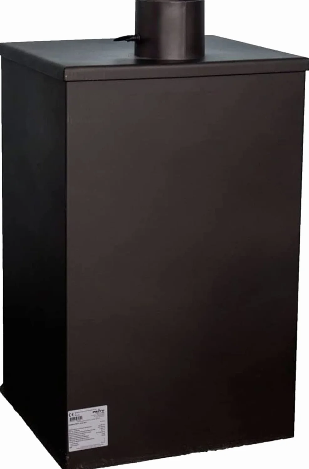 Estufa de leña 9 kW EEK A Acero Negro BimSchV Nivel 2