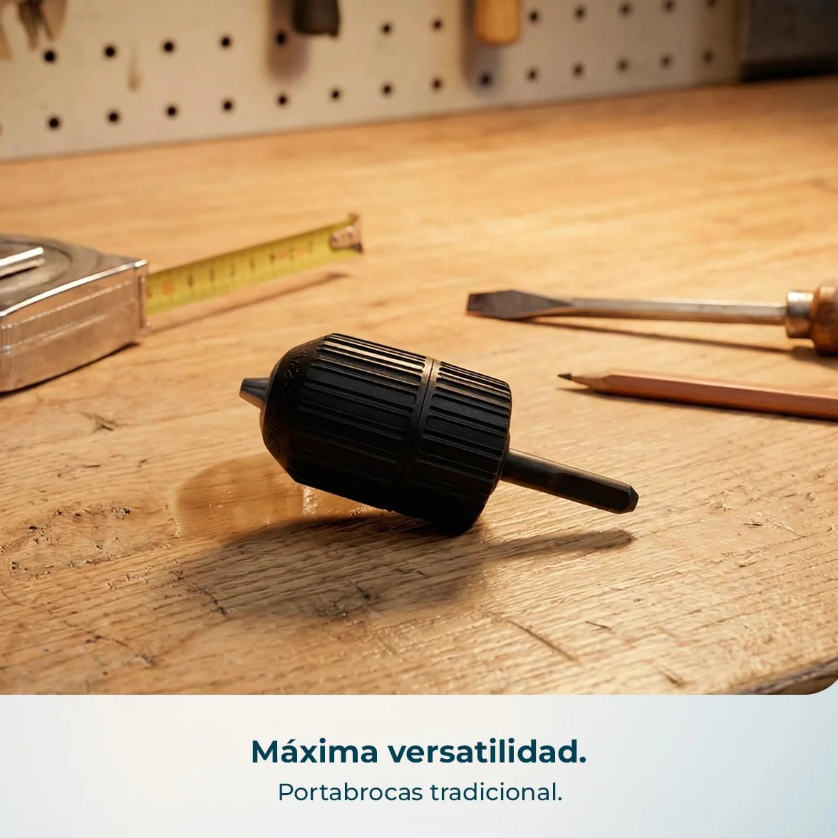 Cecotec Martillo Percutor SDS PowerForce 4000 Atomic. 800W, Energía de Impacto 3J, Función 3in1, Adaptador para Brocas Convencionales, Incluye Brocas y Cinceles, Cable de 3m, Maletín de Transporte