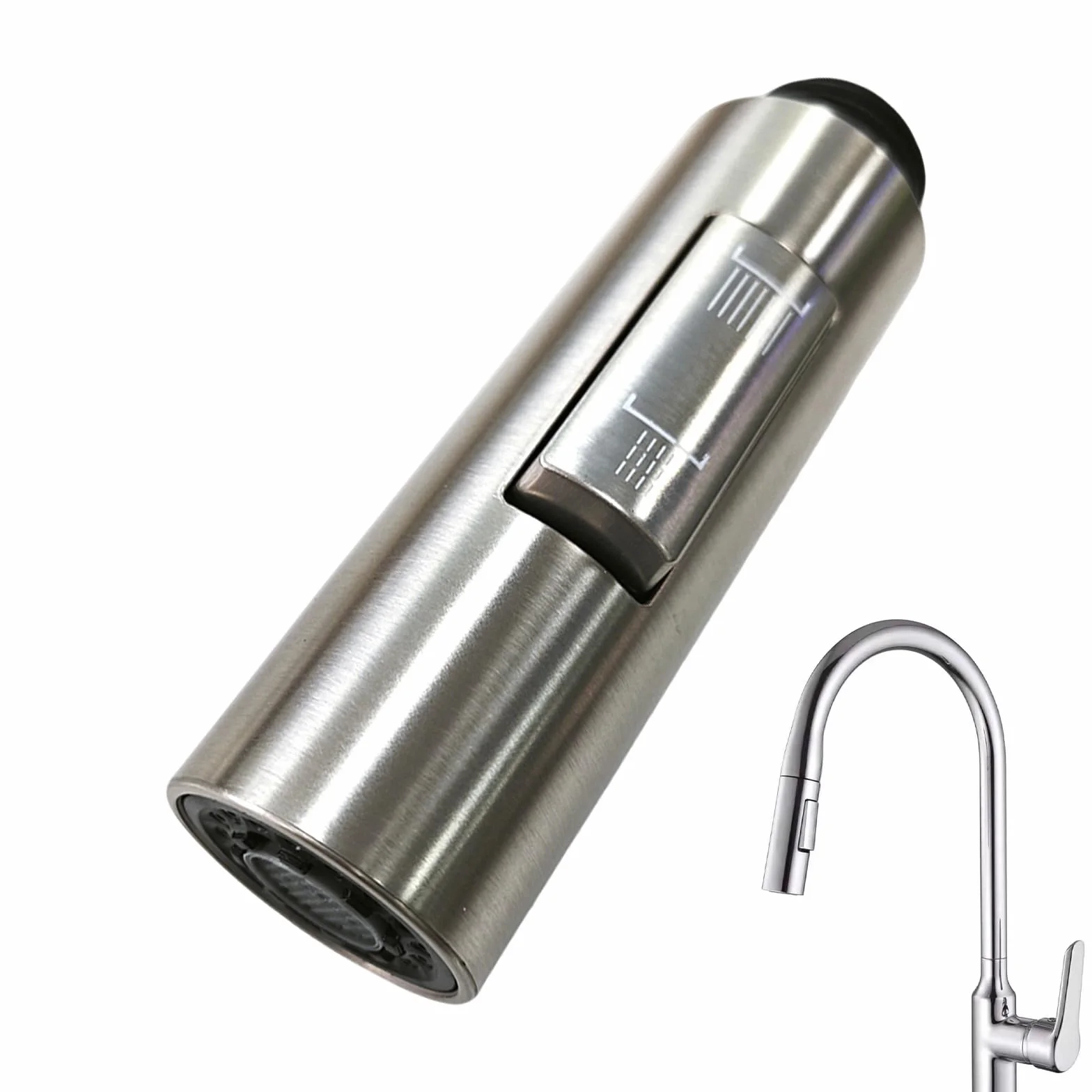 Cabezal de Grifo de Cocina Extraible G1/2, Alcachofa Aireador Modo Chorro Ducha, Ahorro de Agua