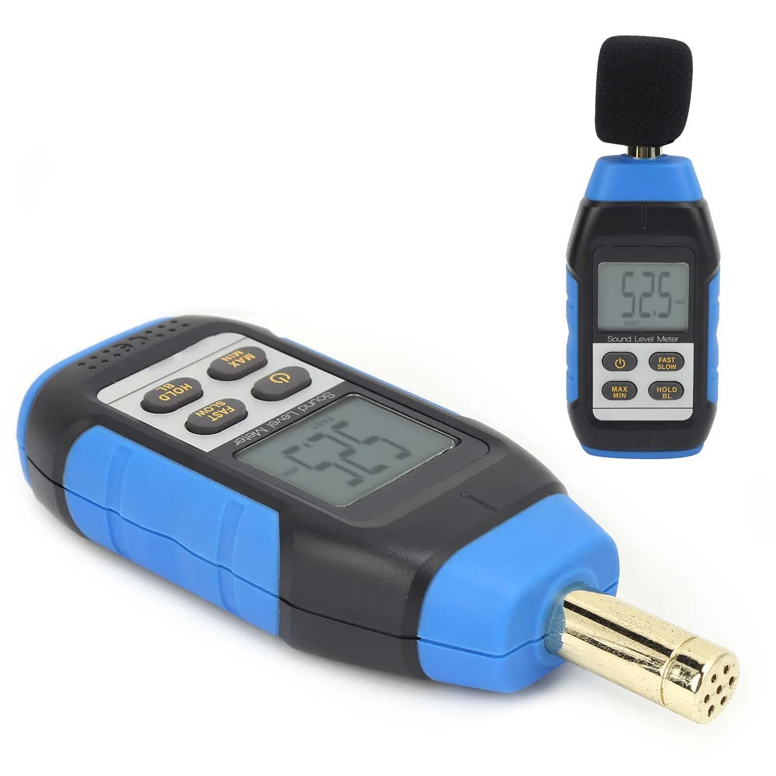 Medidor de Decibelios Portátil VMS-1, Probador de Ruido de Alta Precisión para Fábricas y Audio Doméstico, Plástico + Metal
