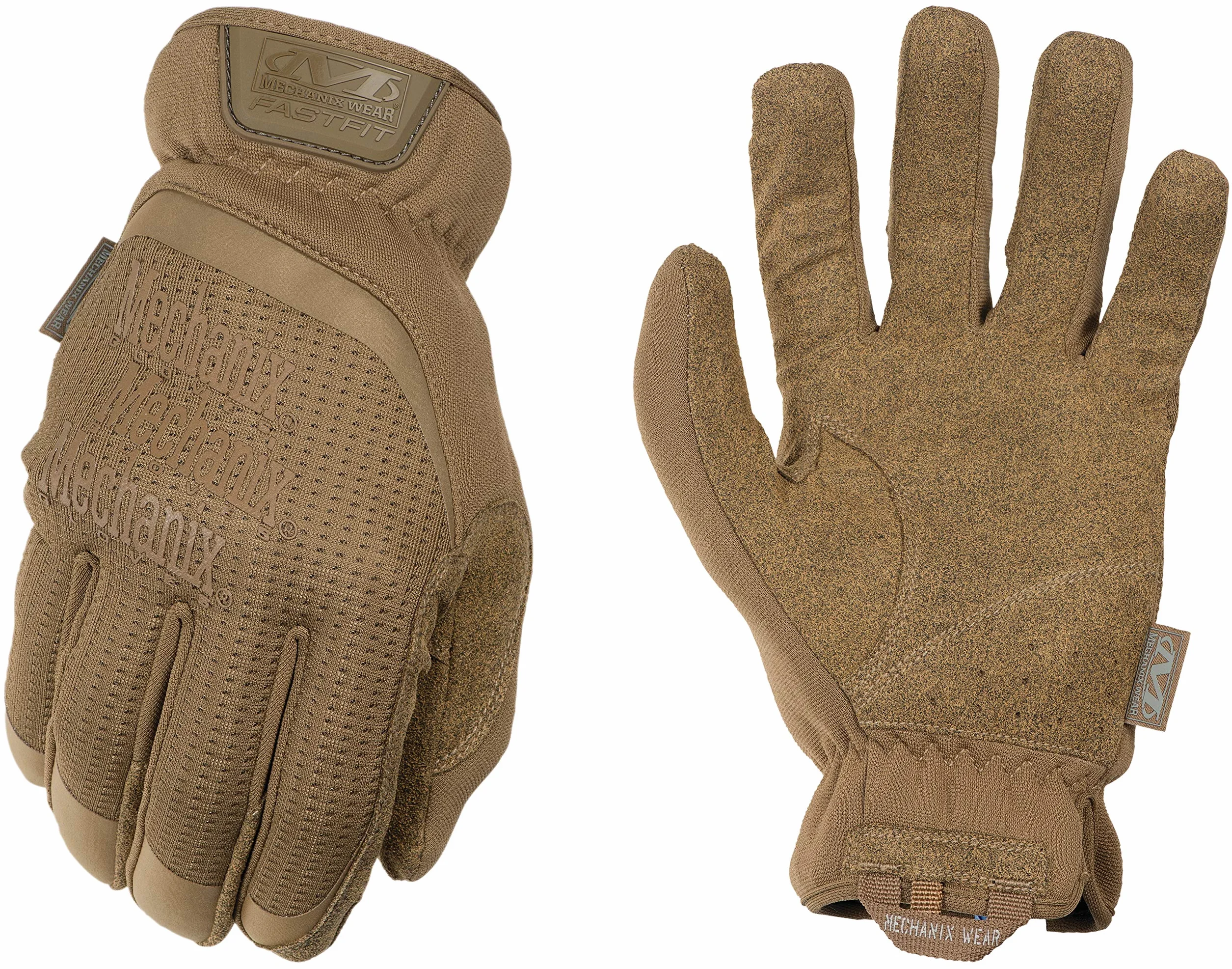 Mechanix Wear - FastFit Coyote Touch Screen Guantes (Small, Marrón)