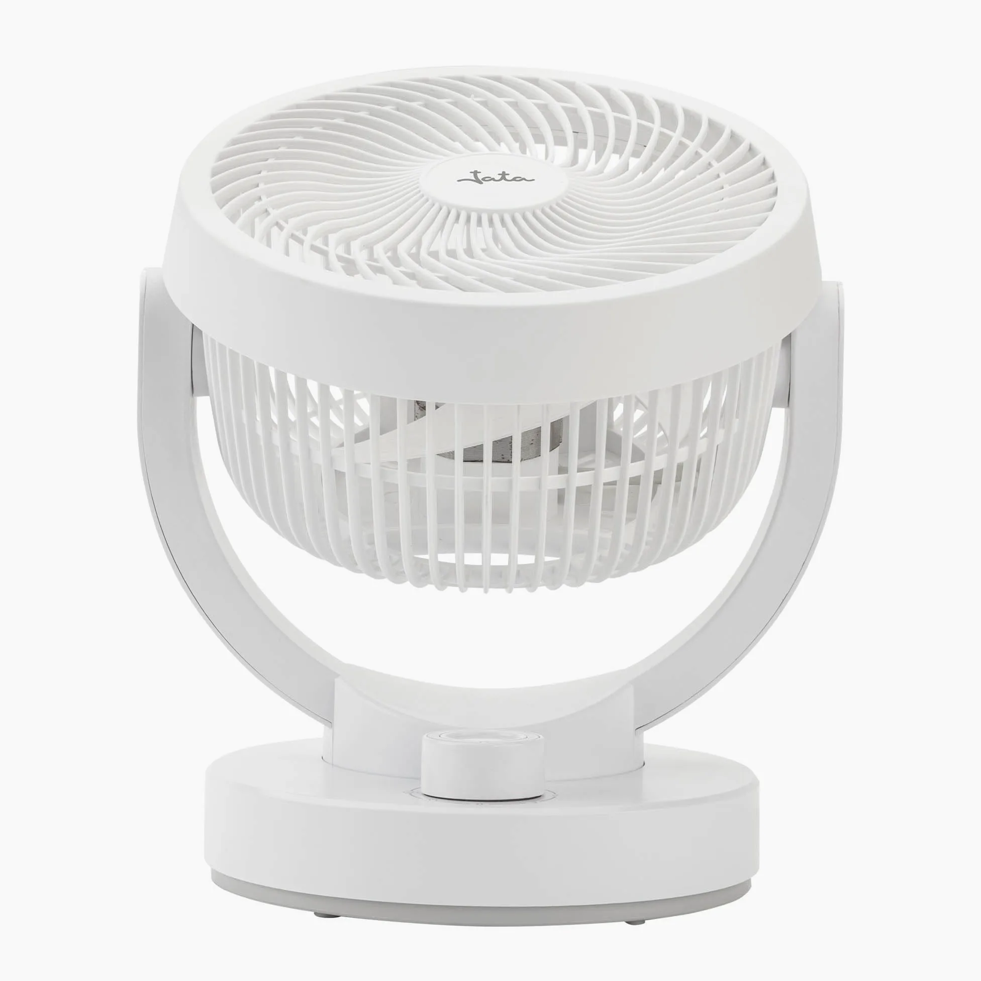 JATA JVCA1815 - Circulador de Aire Compacto 40 W, Ventilador Potente Silencioso, 3 Velocidades, Oscilación Automática, Cabezal Inclinable 90º, Alto Caudal 1444 m³/h