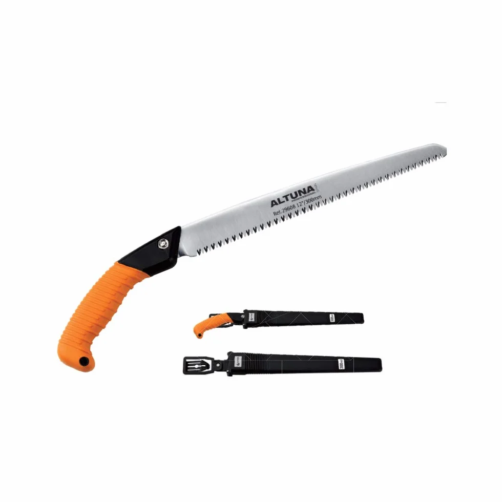 Altuna SERRUCHO Recto 300MM C/Funda Ref. 29608, Negro y Naranja