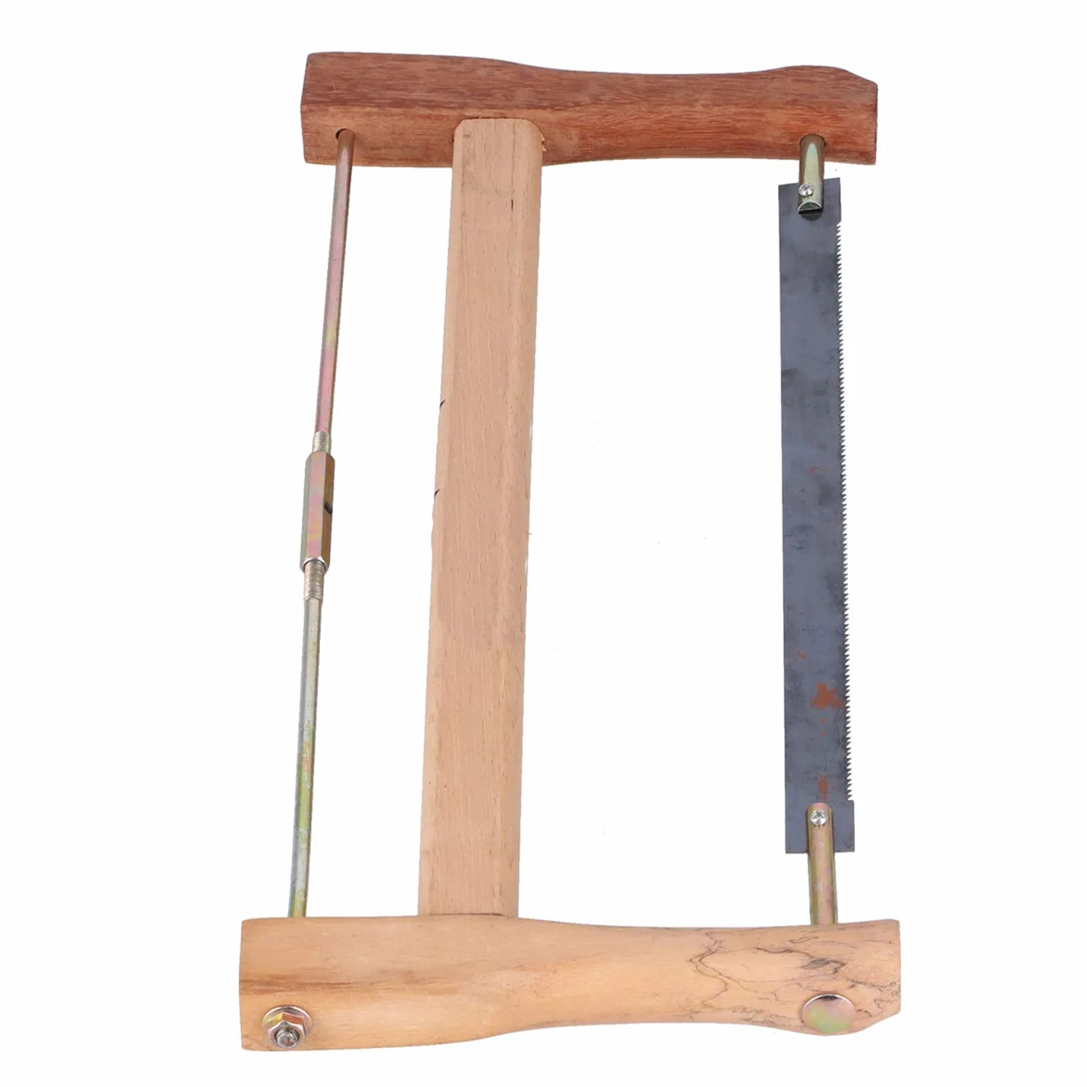 Sierra de Marco Madera de Teca 490 mm Hoja Acero Manganeso Carpintería