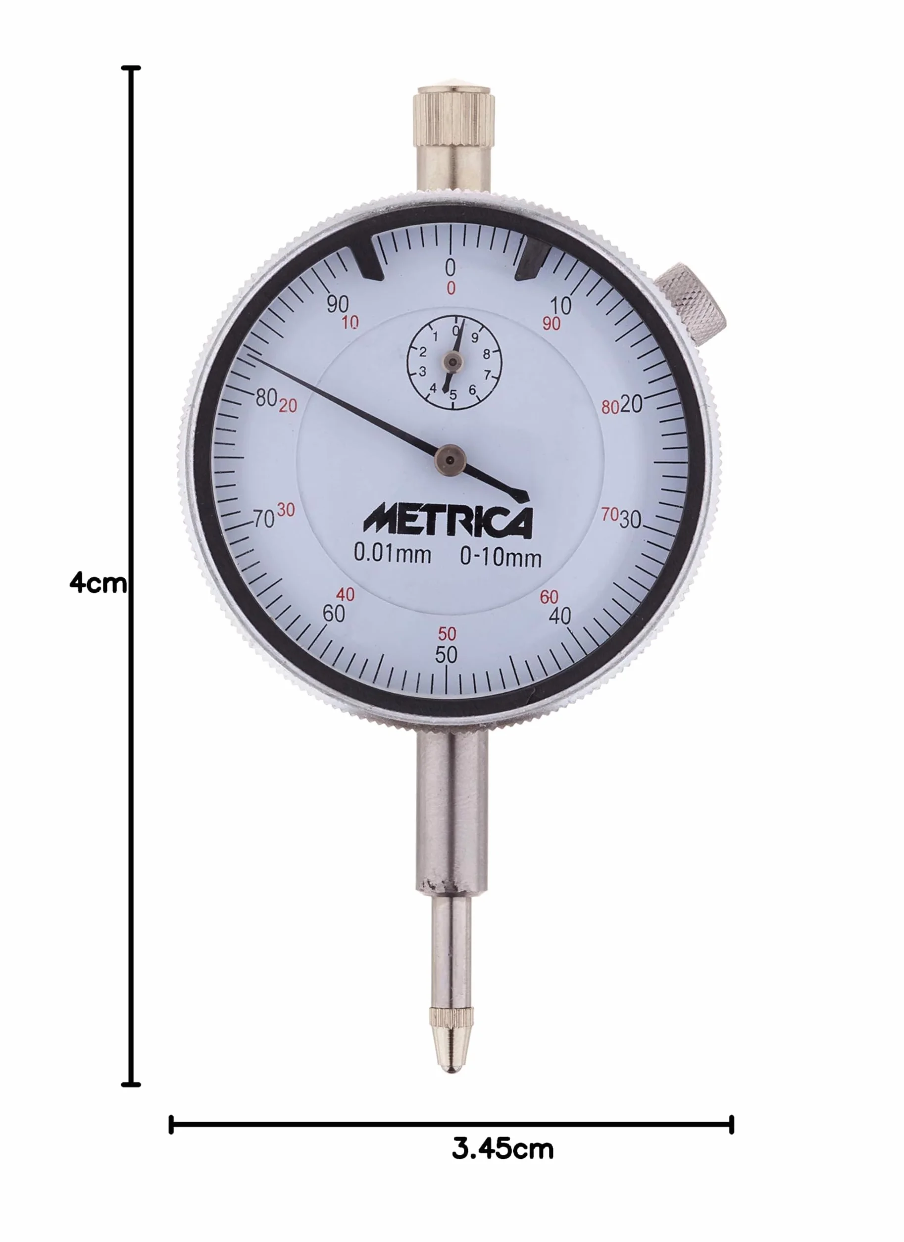 Metrica 41019 COMPROBADOR CENTESIMAL 0-10 MM 0,01 mm