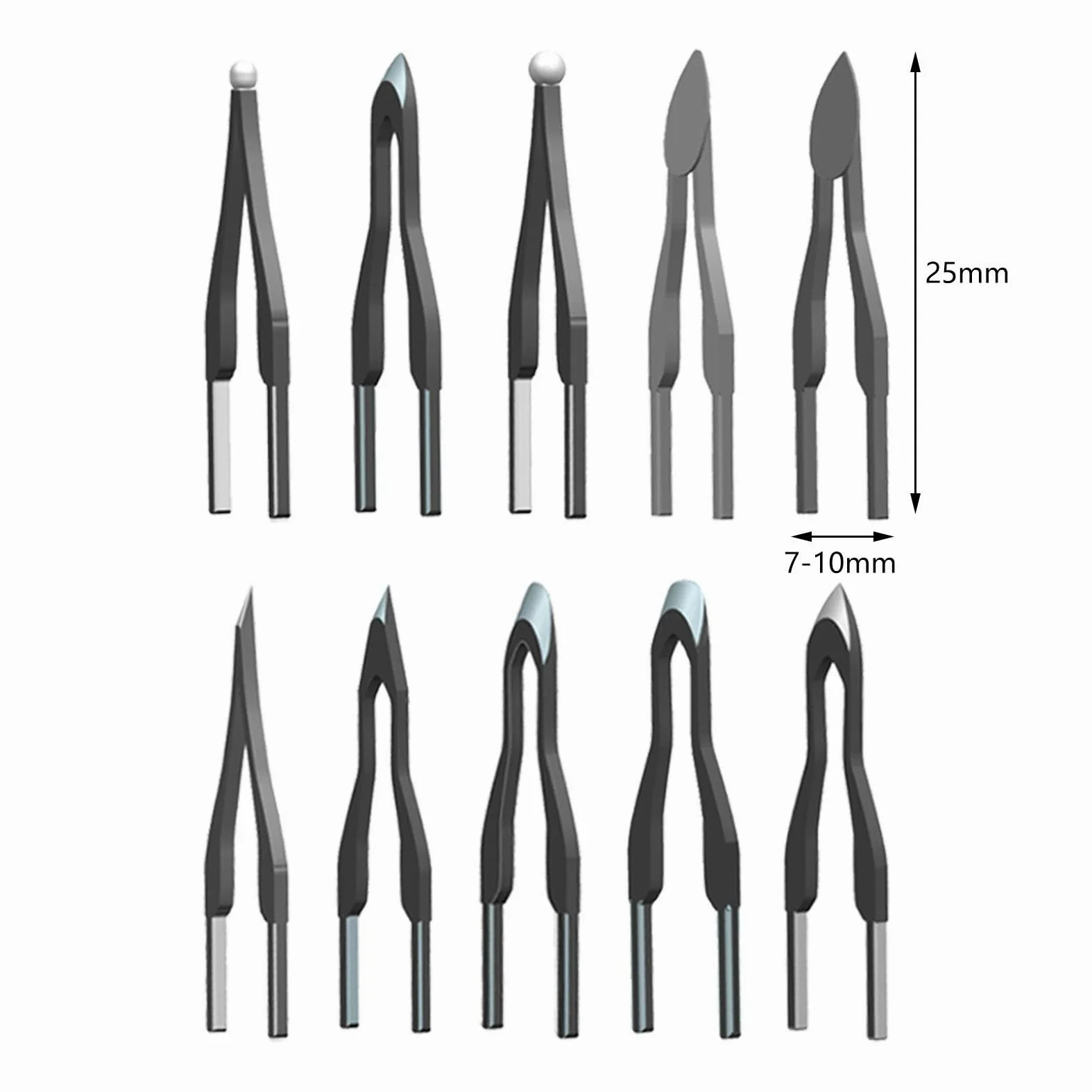 rockible Puntas de bolígrafo de pirograbado, Puntas de bolígrafo de Alambre de pirograbado, Tallas Altamente elásticas, Puntas para Quemar Madera Resistentes a