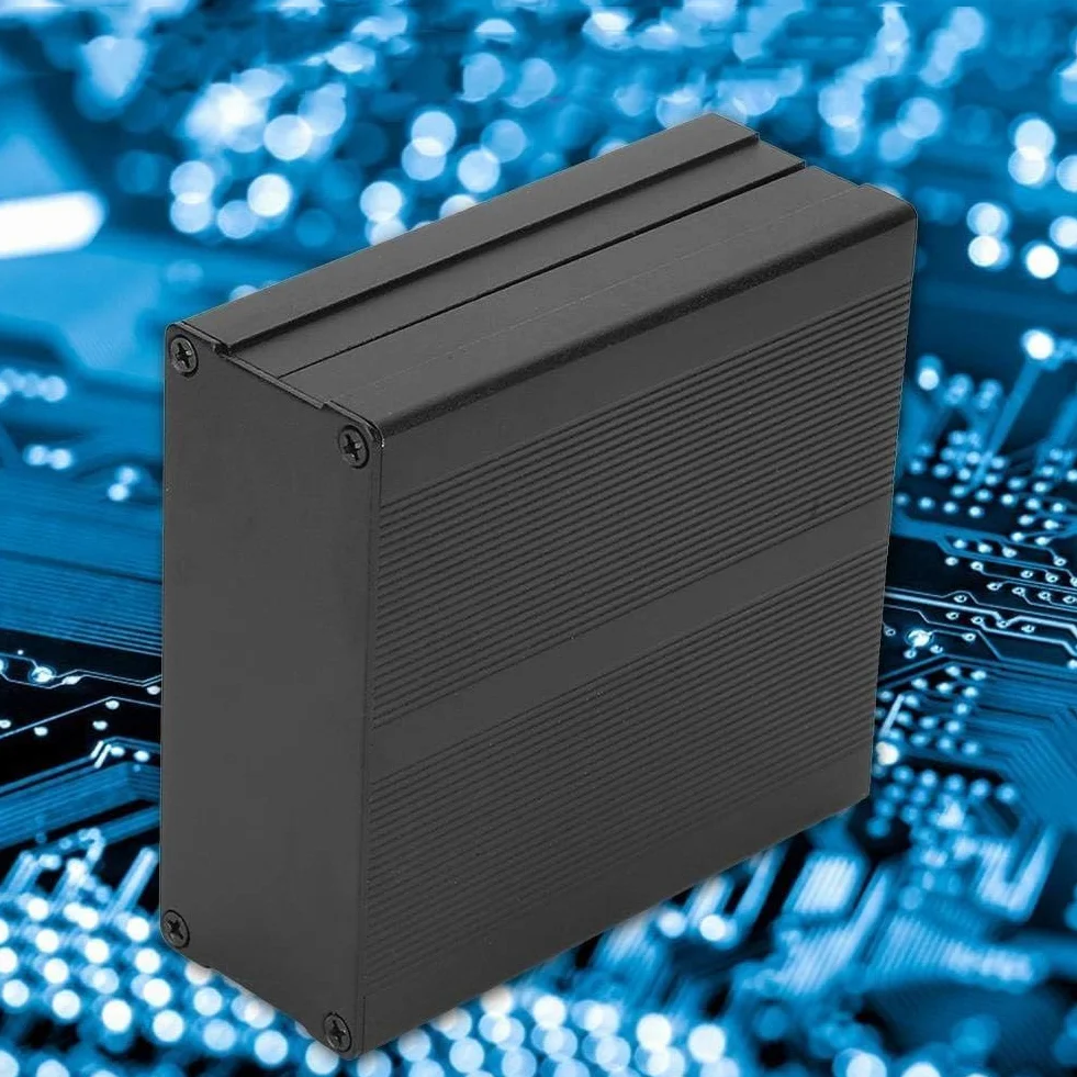 Caja Electrónica Aluminio Resistente al Agua para PCB Circuitos 40 x 110 x 100 mm