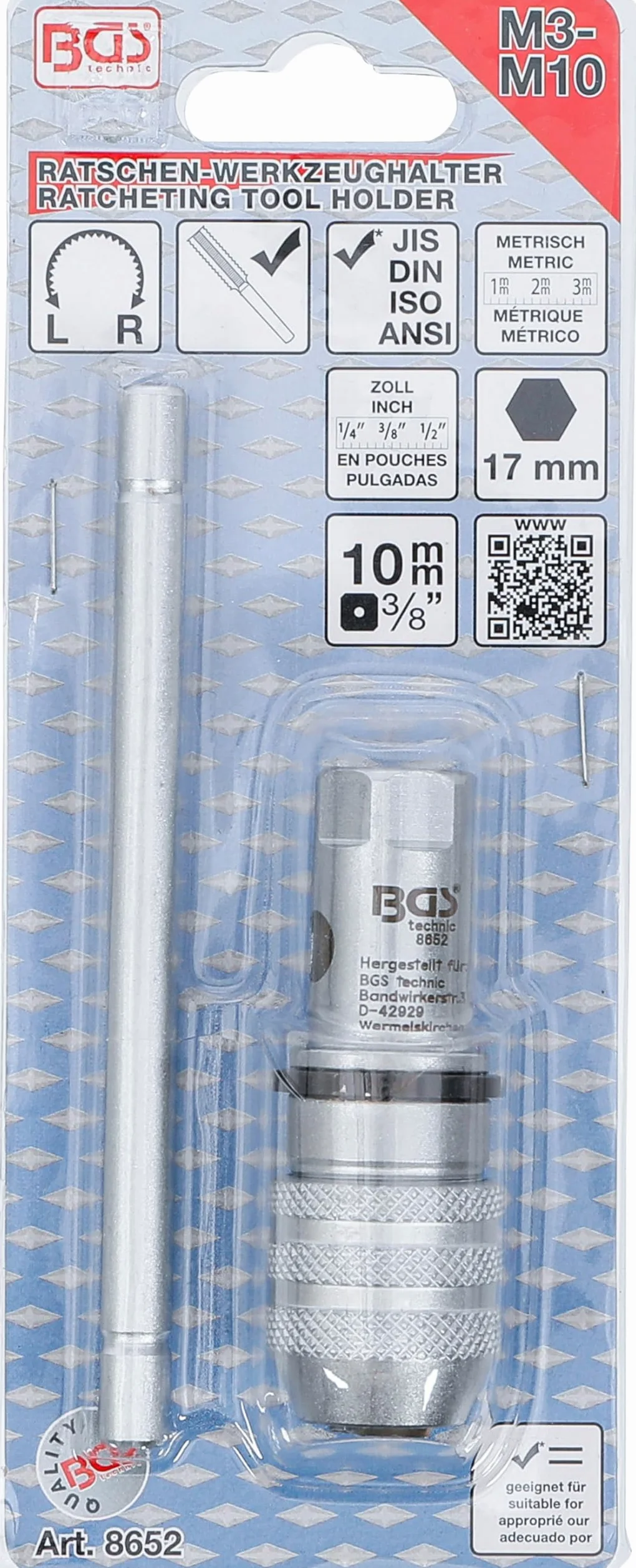 BGS 8652 | Gira machos