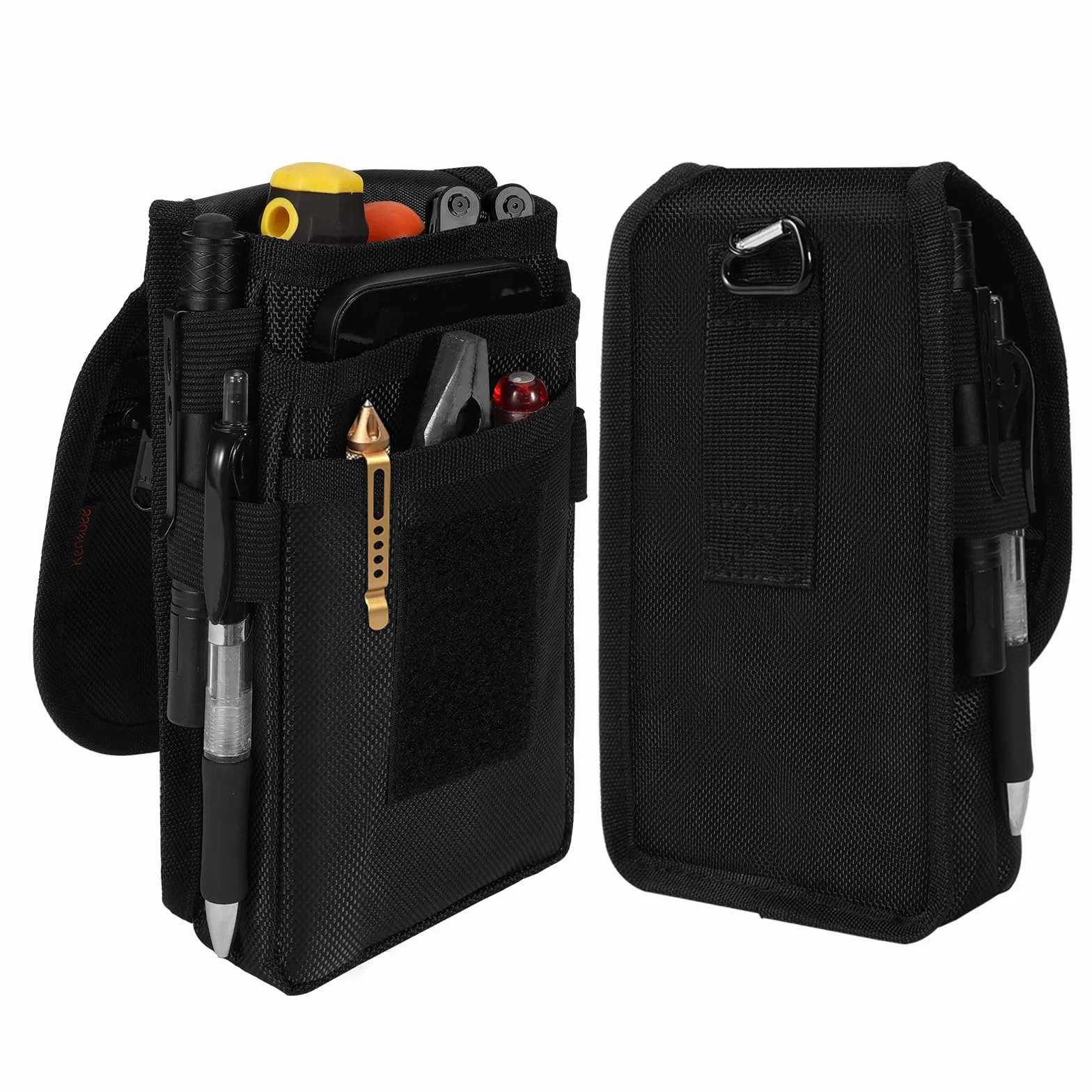 Bolsa de herramientas para cinturón, organizador multiherramienta funda de nailon táctico