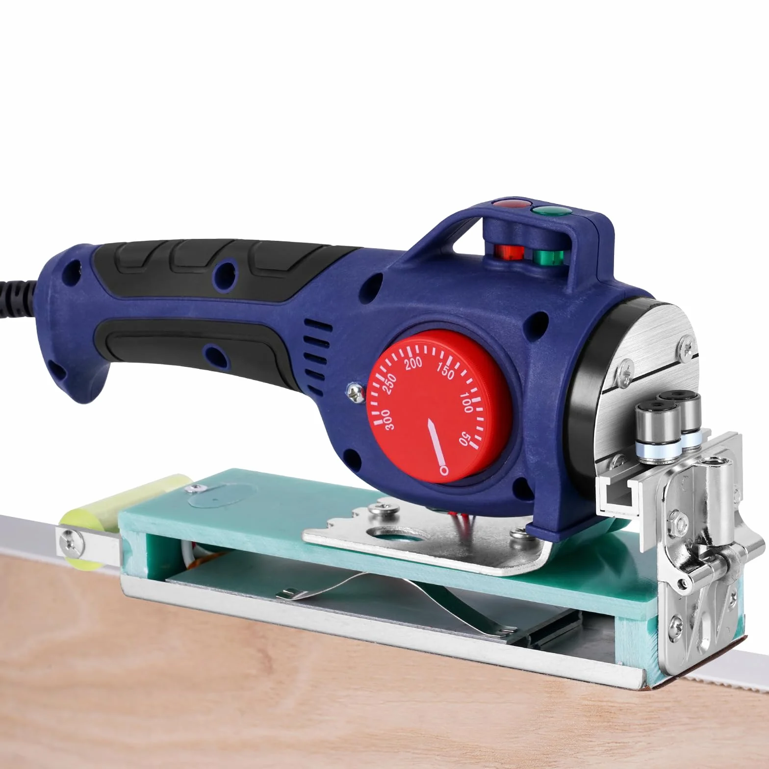 YUCHENGTECH Encoladora de Cantos Manual Portátil 50-300℃ Temperatura Ajustable para 0-60 mm Cinta Tapacantos Adhesiva Termofusible