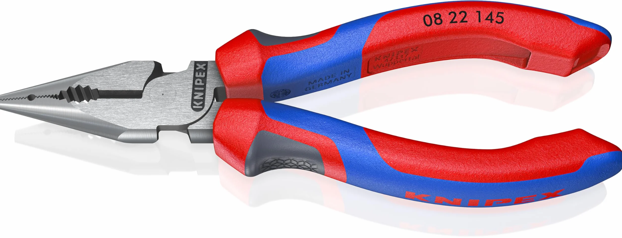 KNIPEX Alicate universal en punta con mangos confort 145 mm, 08 22 145