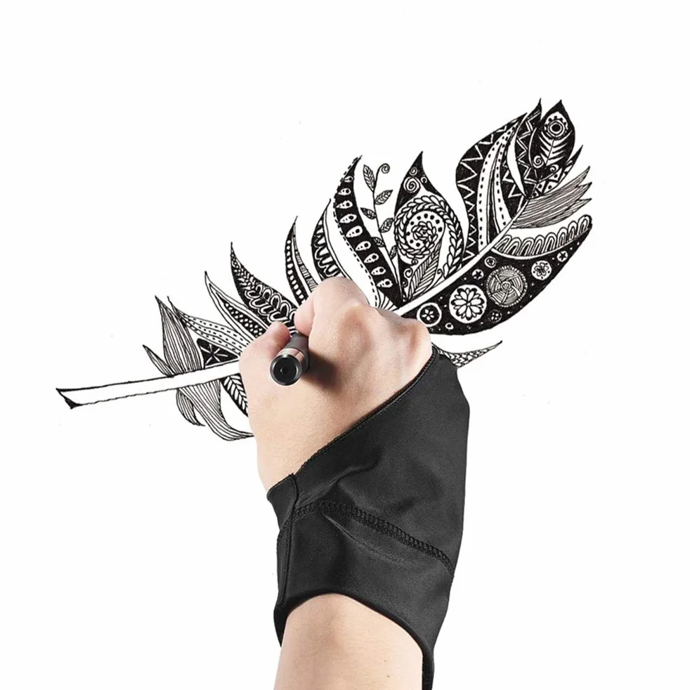 Guante para tablet Drawing Glove, guantes antiincrustante para tableta gráfica, iPad, pantalla, pintura artística, protección de la superficie