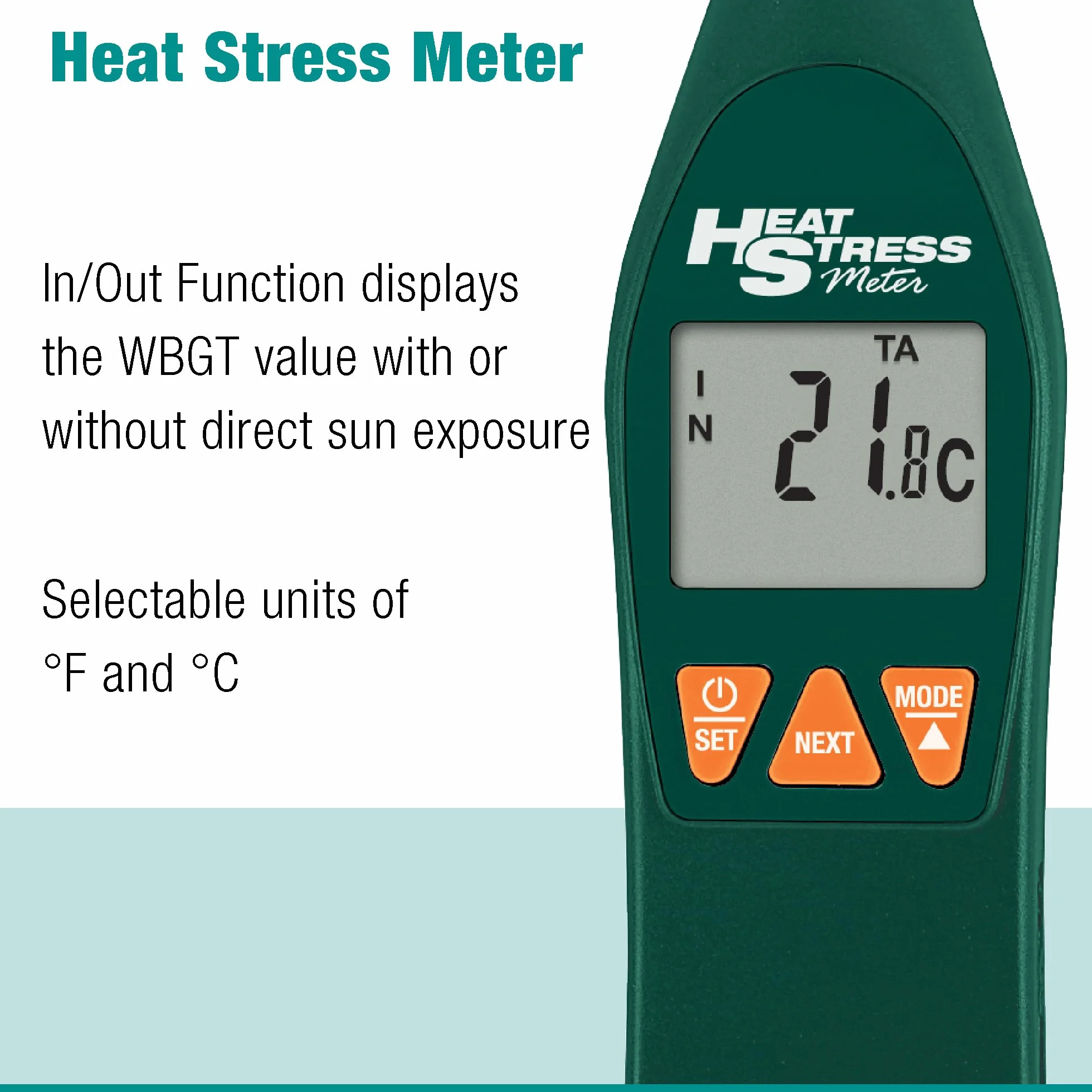 Extech HT30 Medidor de WBGT de estrés térmico