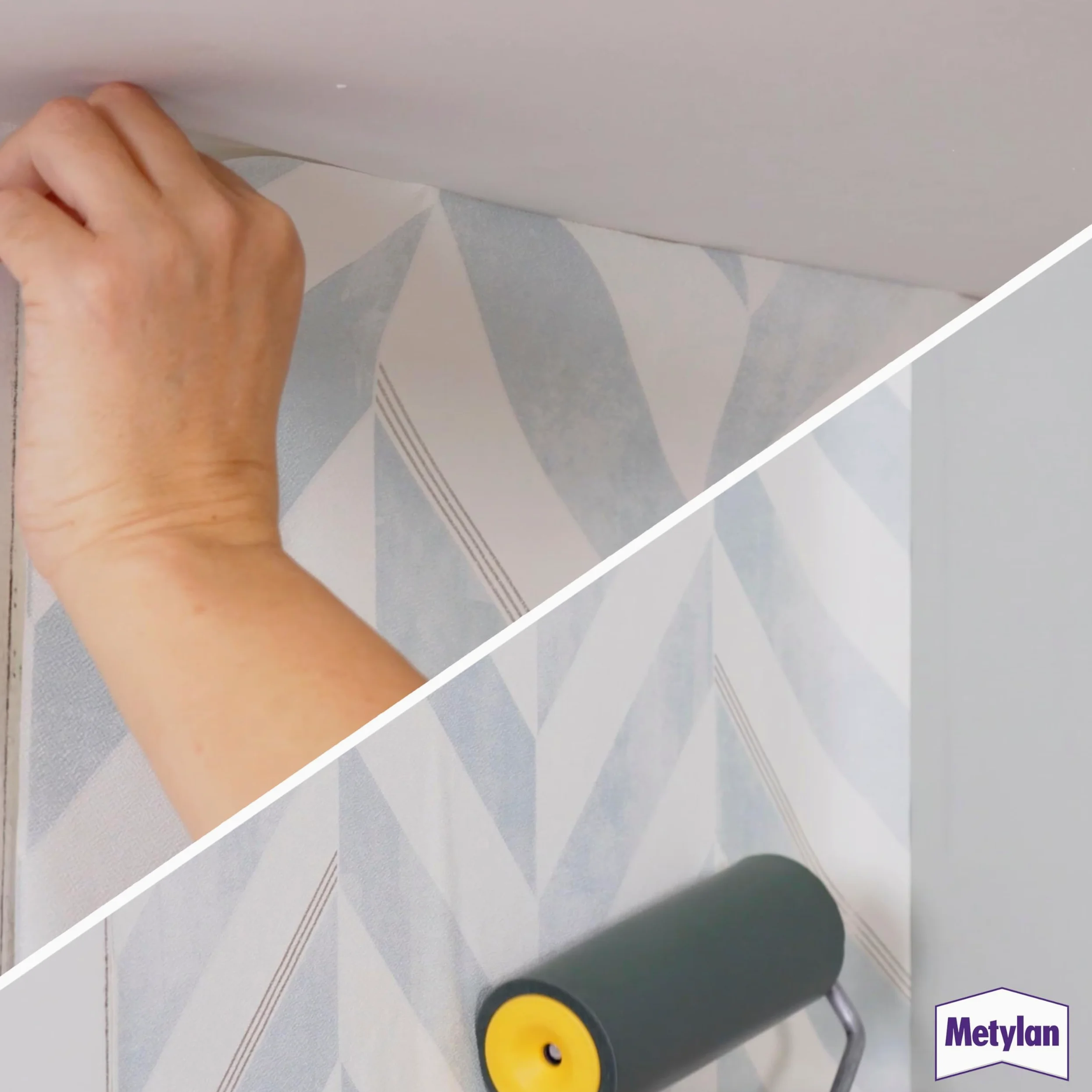 Metylan Pegamento para papel pintado resistente a la humedad para papel pintado, pasta para papel pintado no tejido, pegamento para fácil empapelado, 1 x 3 kg