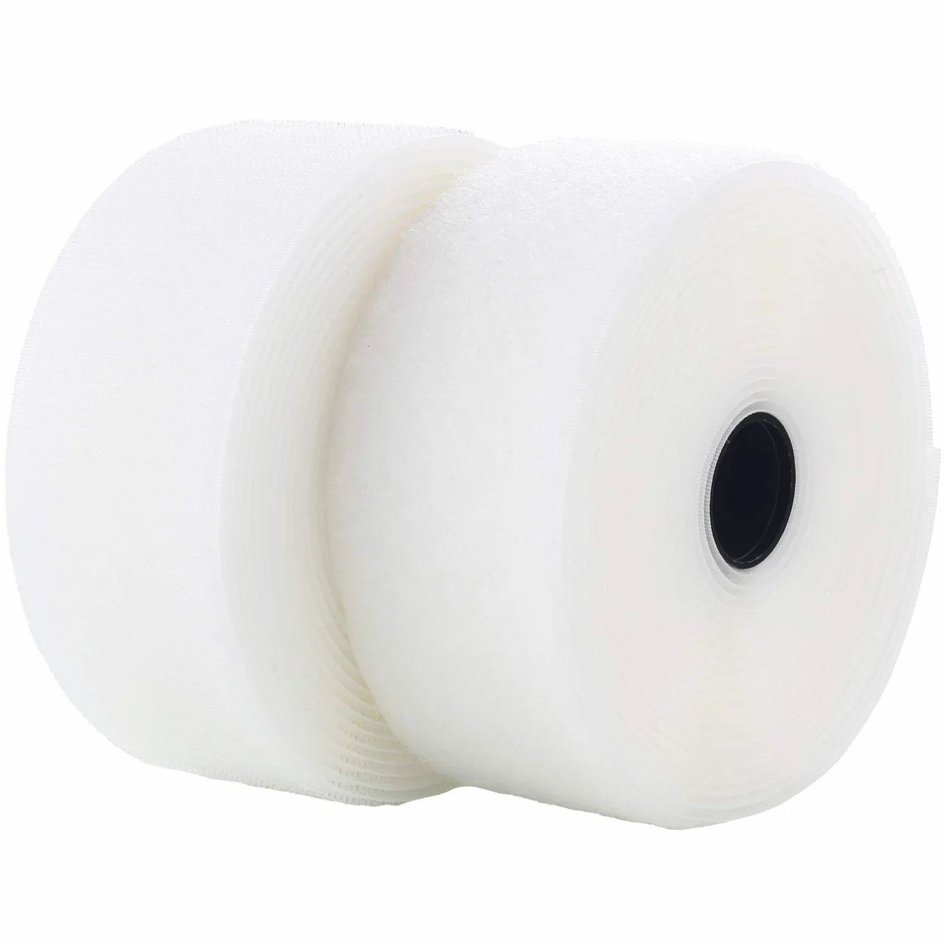 LLPT Cinta de nylon 5 cm x 5 m Cierre de nylon de ancho Almohadilla Cinta de bucle y cinta de gancho, Sin adhesivo cinta de bucle y cinta de gancho, blanco(NHW223)