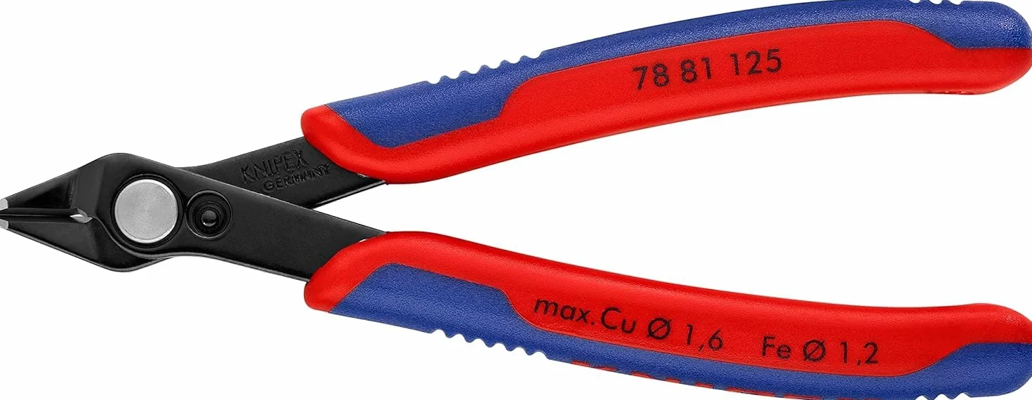 KNIPEX Electronic Super Knips con mangos multicomponente 125 mm, 78 81 125
