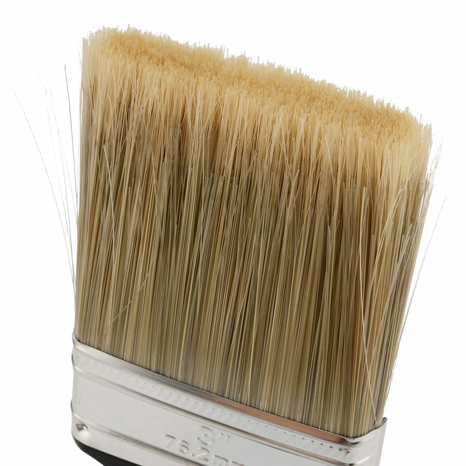 HOZEON Paquete de 20 pinceles de pintura de 3 pulgadas, pinceles planos a granel, juego de pinceles profesionales con mango de plástico, herramientas de pintura multiusos para molduras de pared