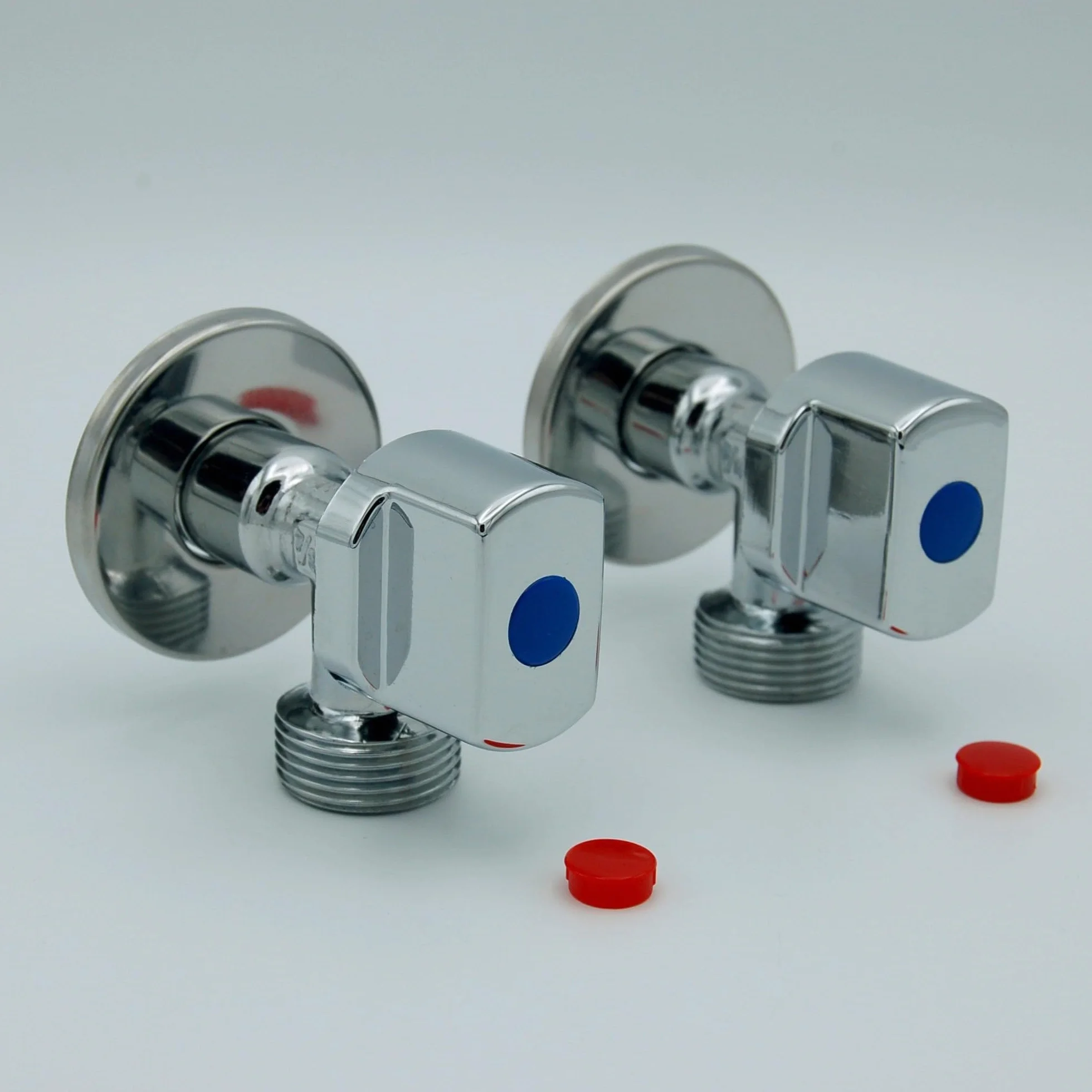 Grifo Lavadora de Escuadra Volante Grande 1/2" x 3/4" 2 Unidades