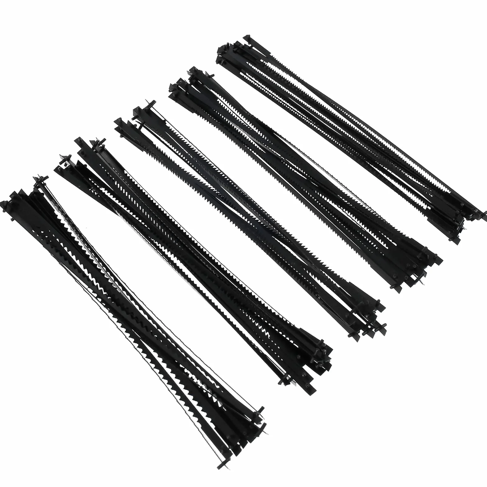 60 piezas hoja de sierra de calar 127 mm TPI 10/15/18/20/24 acero al carbono duradero con gancho para madera plástico metal