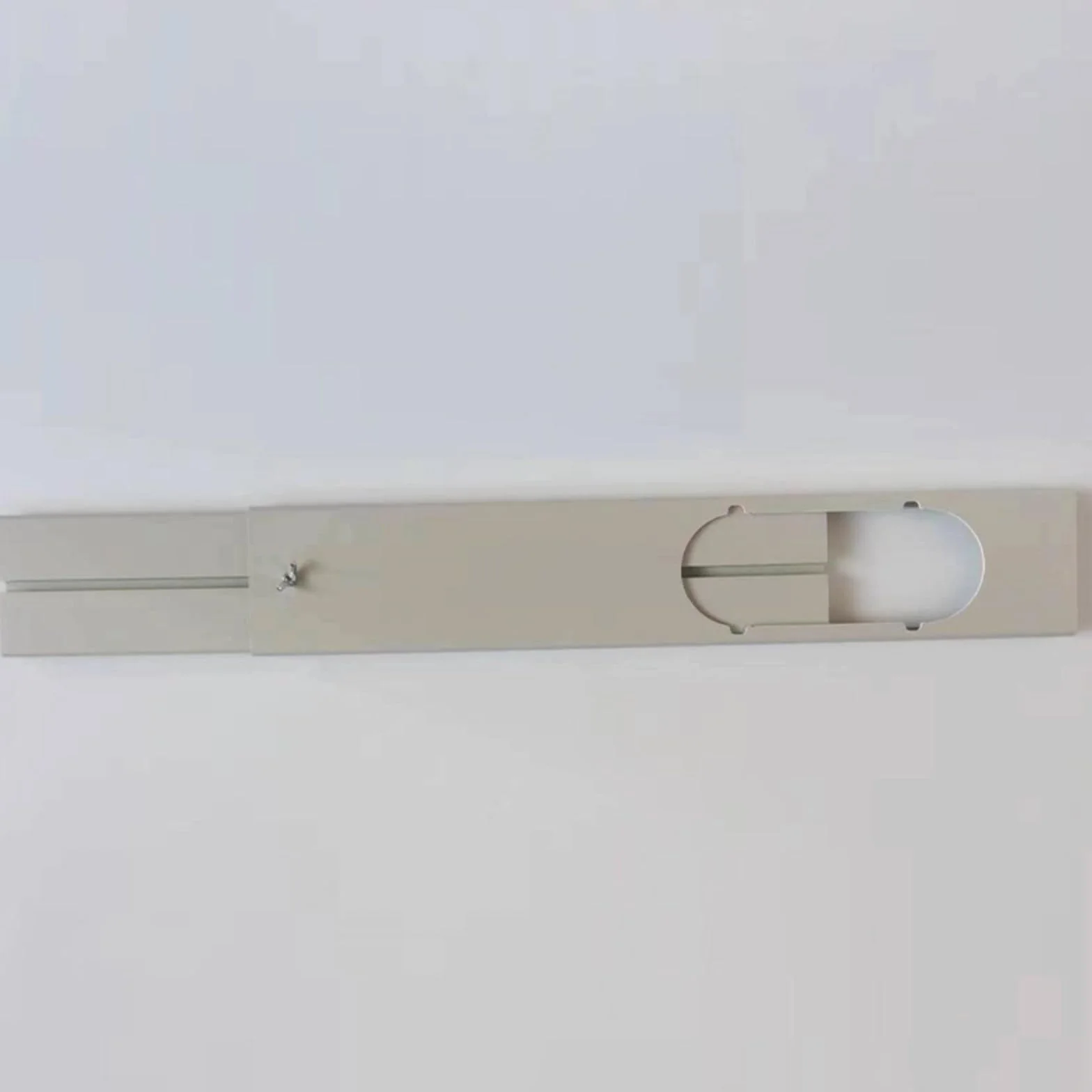 Kit de ventilación de aire acondicionado de puerta corredera, sello de ventana de aire acondicionado portátil, longitud ajustable fácil de instalar y desmontar placa de sellado de ventana, sello