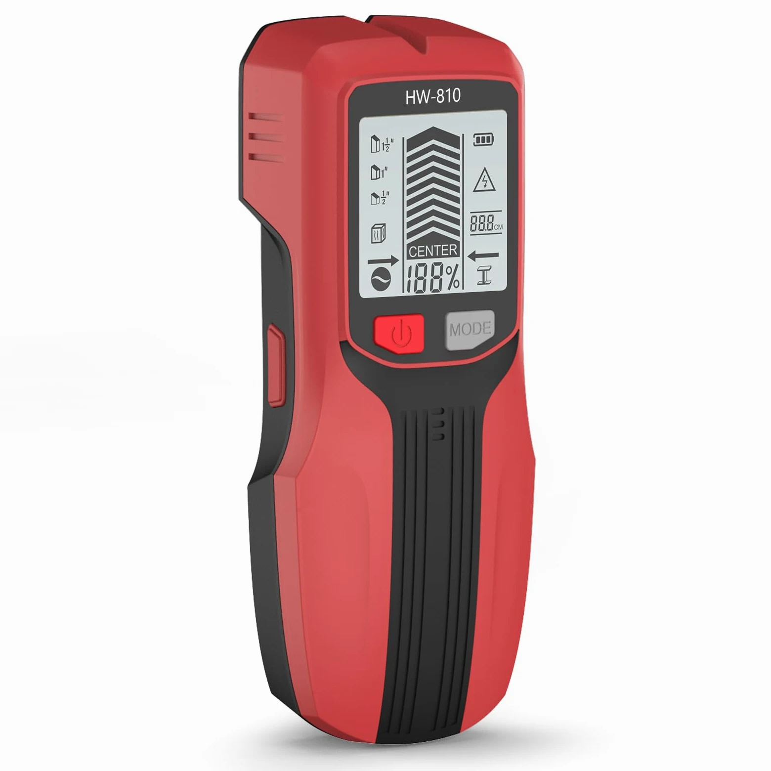 Detector Cables y Tuberias, Detector Cables Pared 6 en 1, Detector de Vigas y Perfiles, Multifunctional Handheld Metal & Wall Detector con Pantalla LCD y Advertencia de Sonido para Metales Ferrosos