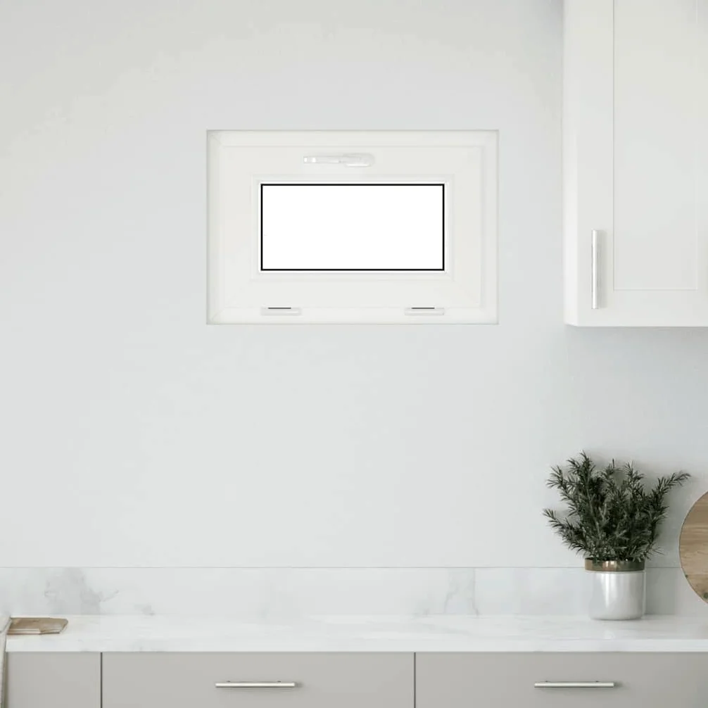 vidaXL Ventana de sótano RISOR 60x40 cm oscilobatiente 2 Cristales, Ventana de Salida, Ventana de tolva, Ventana en el sótano, Pozo de Ventana