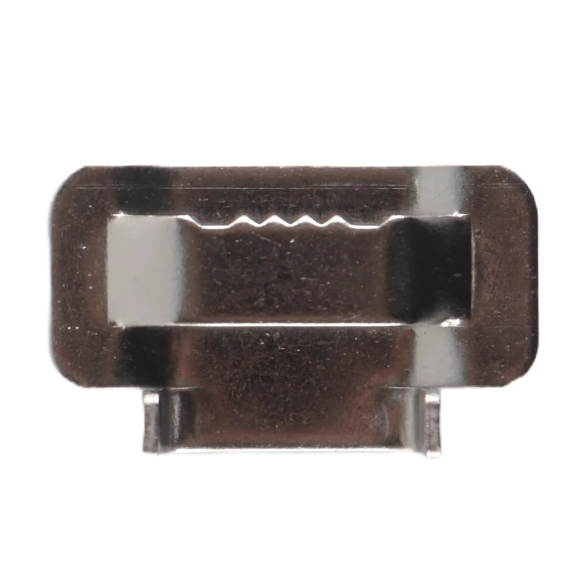 50 hebillas de 3/4" de ancho para abrazaderas de tubería, sello de ala para flejado, acero inoxidable 304