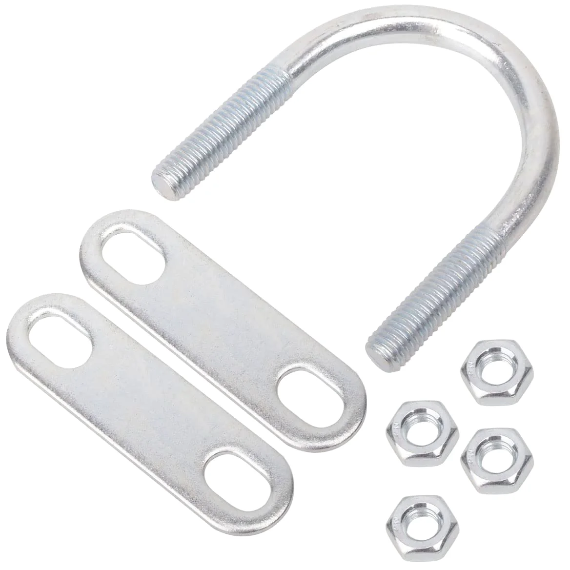 Pernos en U 4 Piezas Pernos en U de Acero Inoxidable Sujetador De Perno En U M8 Pernos En Forma de U Con Tuercas Placa De Marco Arandelas para Fijación de Tubería