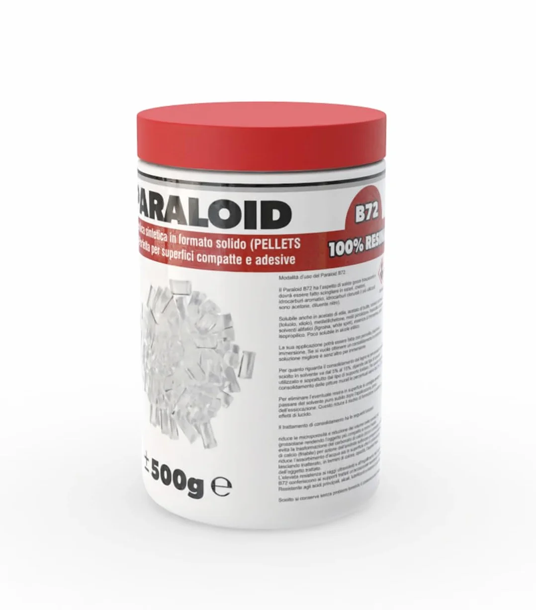 Paraloid B72 Resina Acrílica Sólida 500g