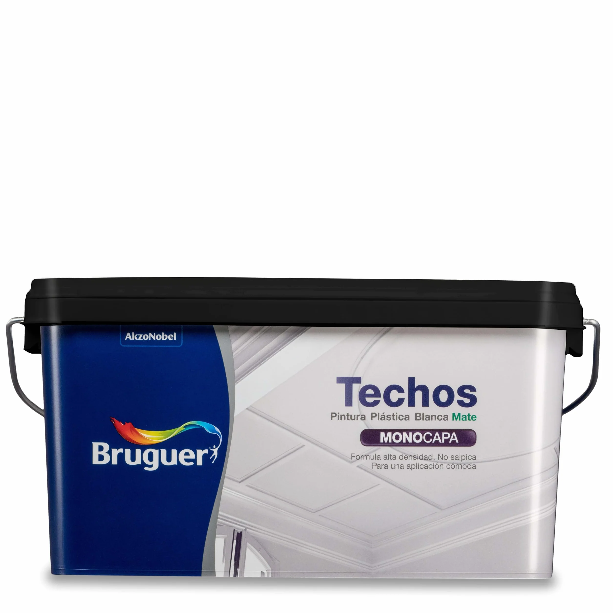 Bruguer - Techos pintura plástica mate - Color blanco luminoso -, 2.5 litros