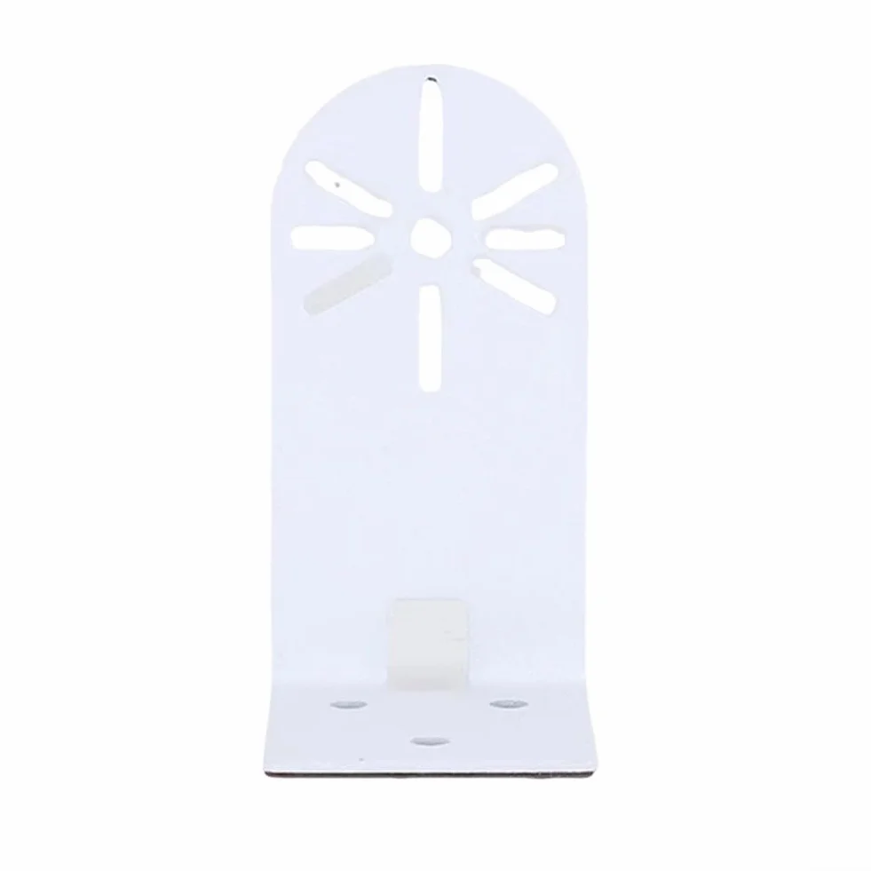 Soporte de montaje en forma de L fabricado con hierro para cámaras PTZ con diseño de base de pegamento para una instalación limpia en la pared