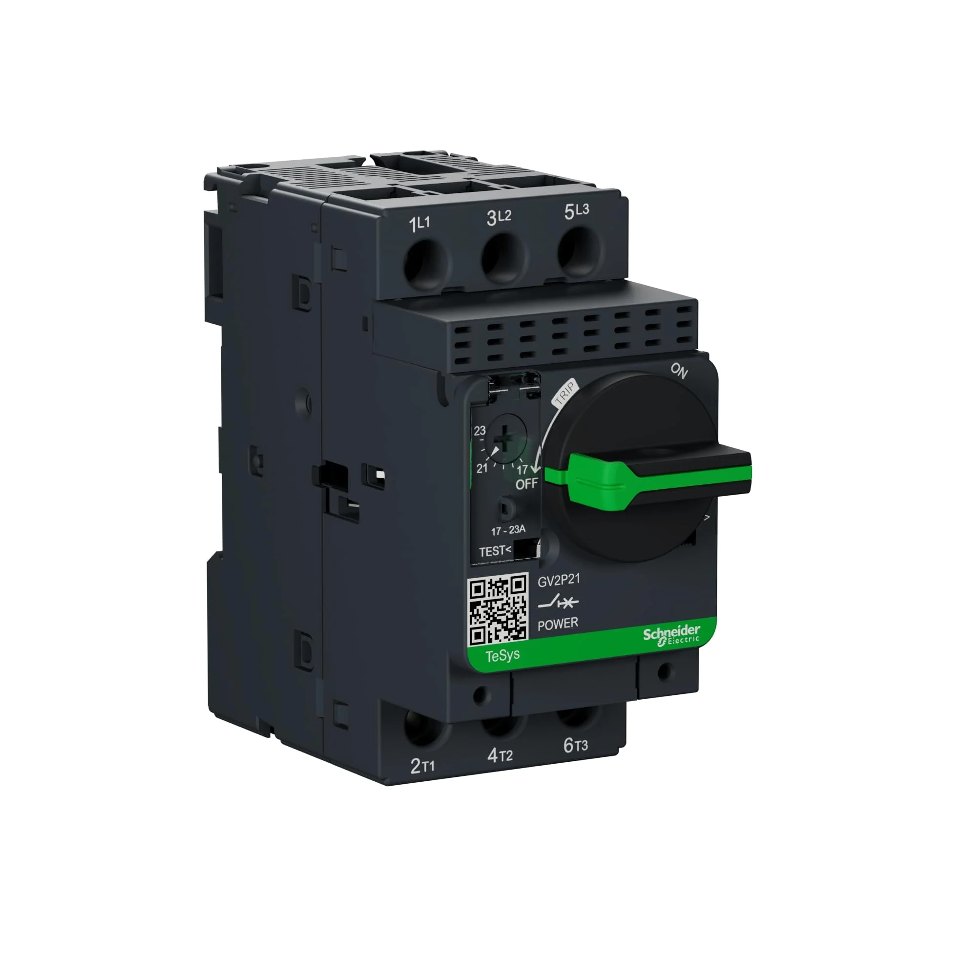 Schneider Electric GV2P21 Tesys Gv2, Disyuntor Magnetotérmico, 17…23 A, Conexión Por Tornillo