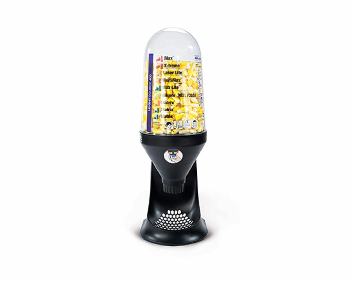 Honeywell 1006186 Howard Leight Large Bilsom 303 Paquete de relleno para tapones auditivos para dispensador Leight Source (200 pares)
