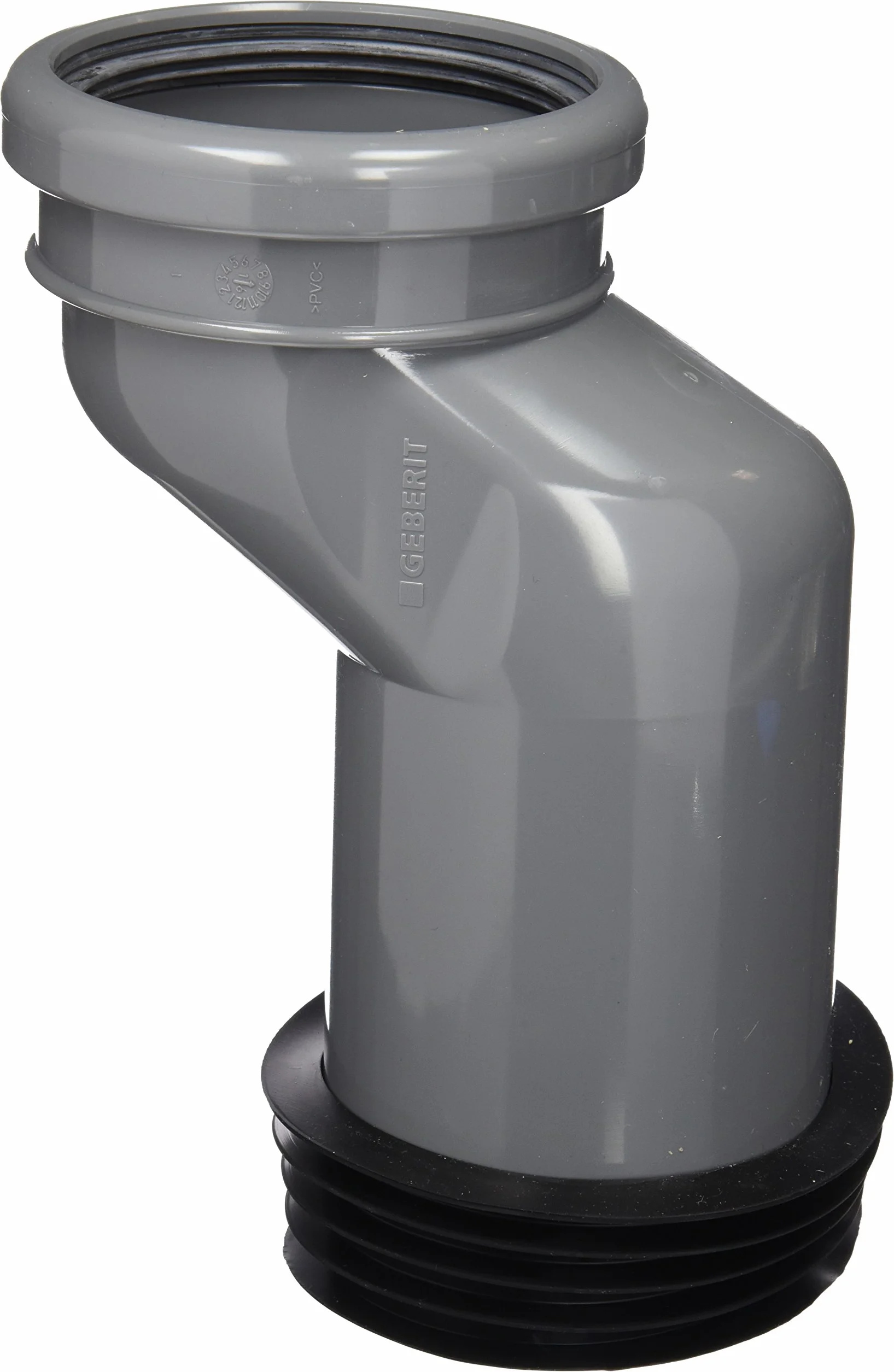 Geberit - Juego De Conexión Geberit Para Inodoro Suspendido, Con Manguito De Descarga Excéntrico De 5 Cm: Gris (388.352.29.1)