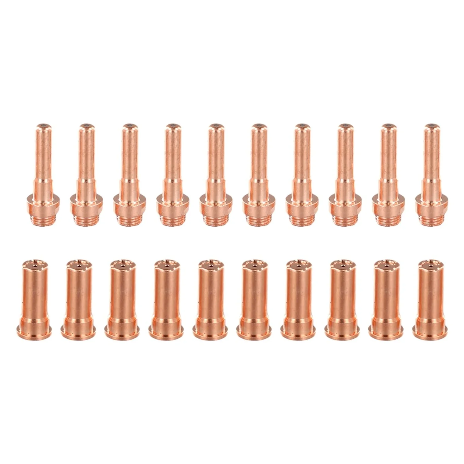 Juego de puntas y electrodos de boquilla de antorcha de plasma, paquete de 20 piezas de repuesto para soplete de corte de plasma Cebora CP-70, incluye modelos 1403 y 1395 para corte de metal