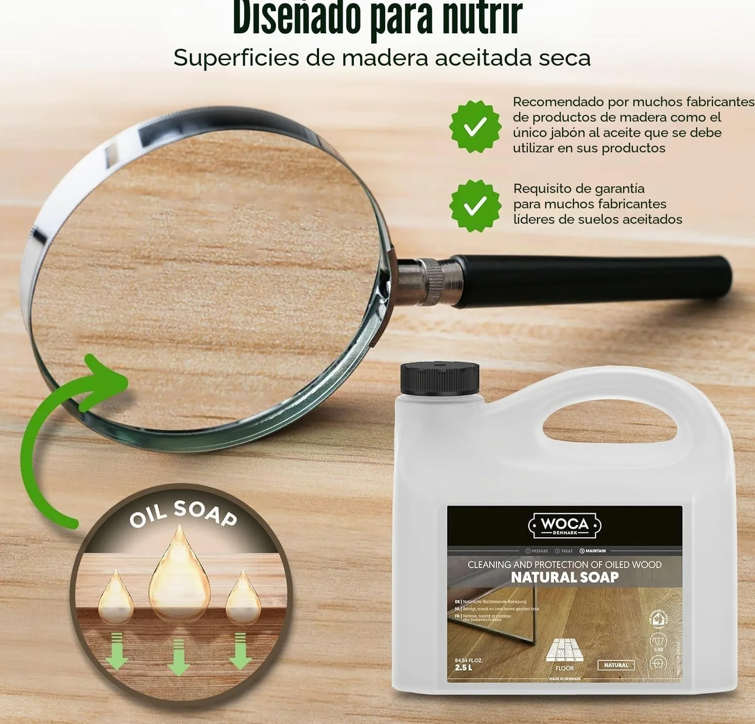 Woca - Jabón natural para parqué
