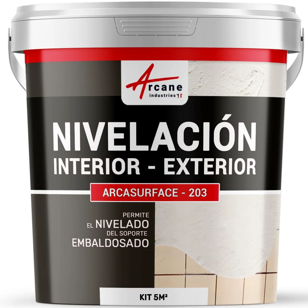 Alisado para azulejos de baño antes de la colocación - ARCASURFACE - 203-5 m² - ARCANE INDUSTRIES