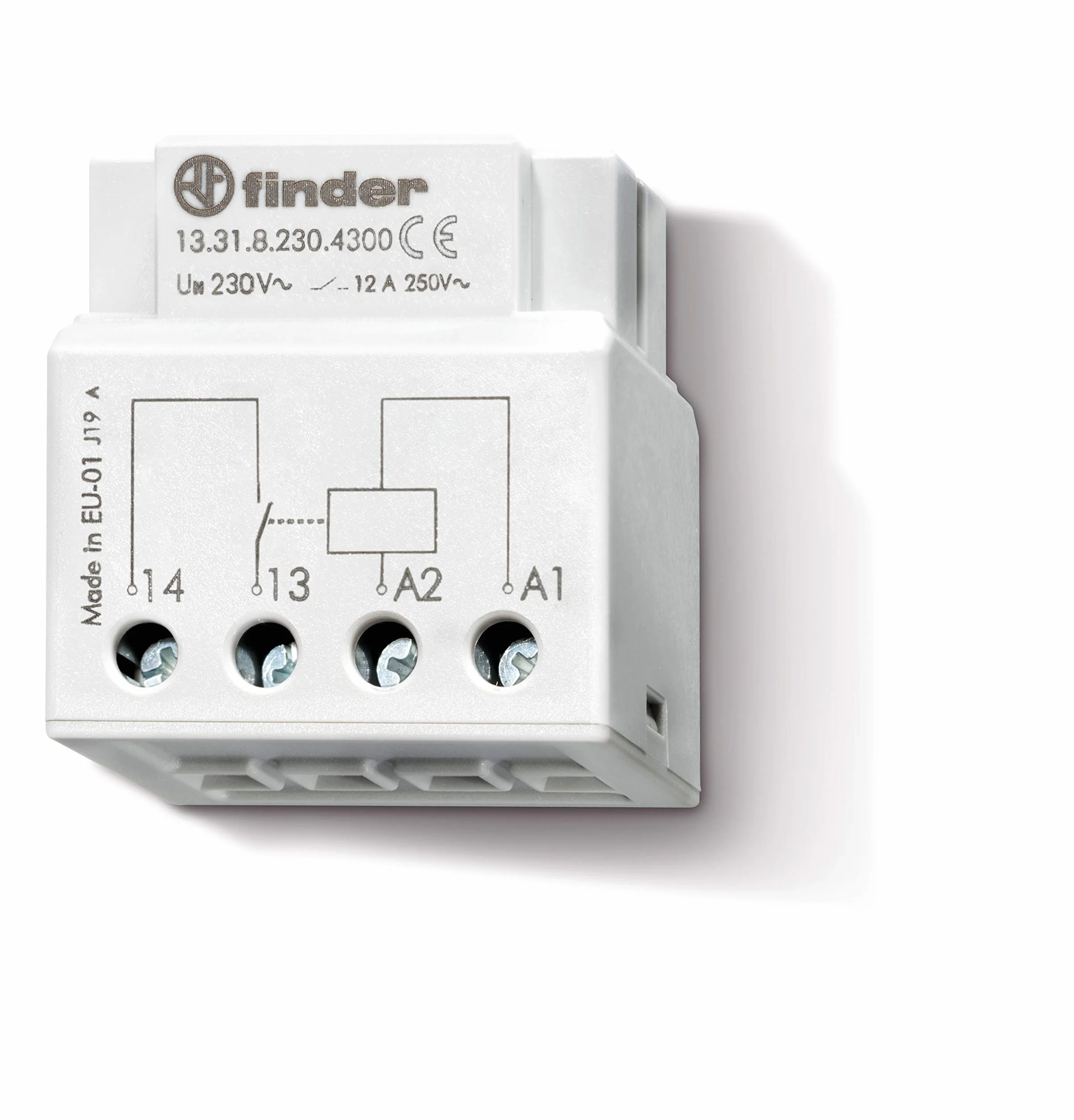 Finder serie 13 - Rele auxiliar 1 contacto 230v corriente alterna