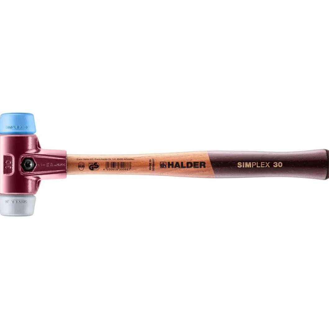 Halder Simplex 3013.030 - Martillo de goma