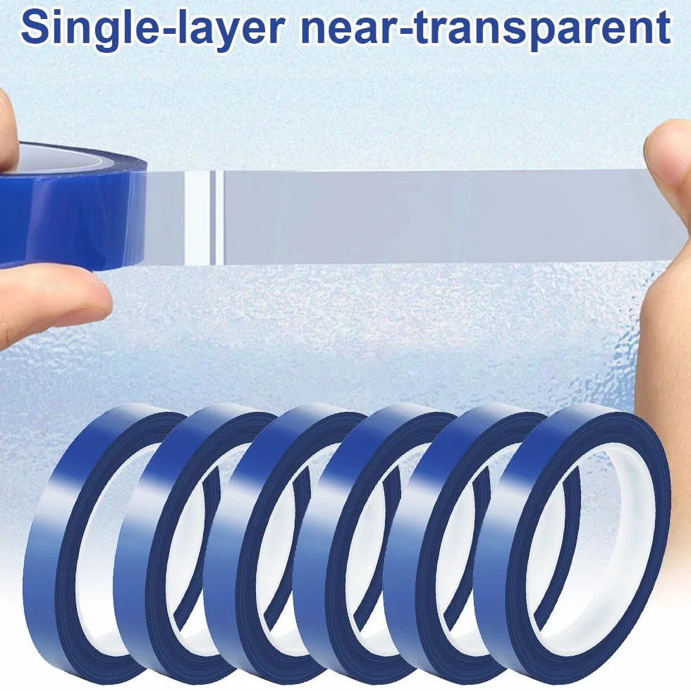 6 Rollos Cinta Termica Sublimacion 10mm X 33m Cinta 3D Alta Temperatura, Cinta De Transferencia Térmica para Impresión Por Sublimación Térmica, Transferencia Térmica Y Soldadura De Aislamiento