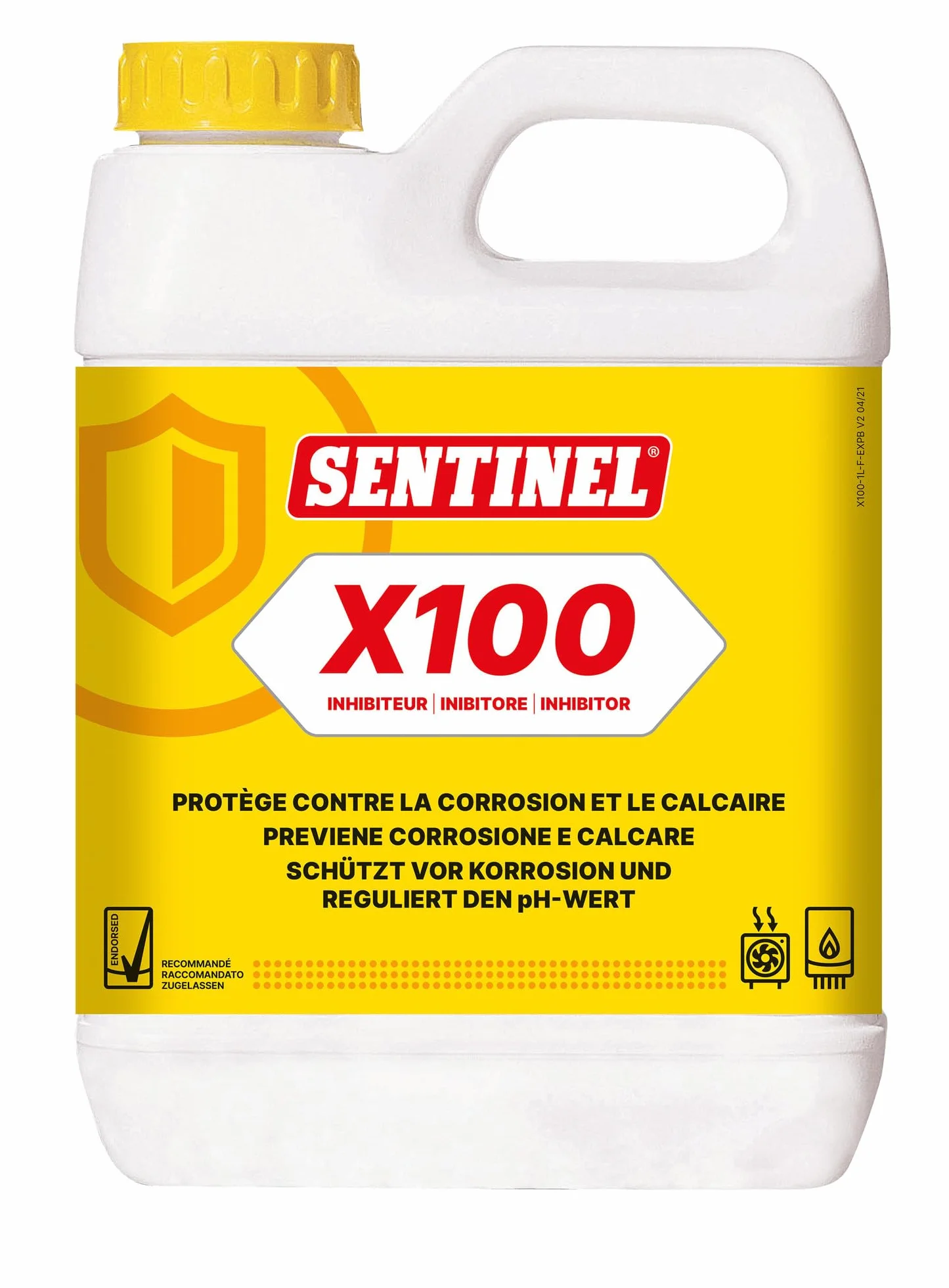 Inhibidor SENTINEL X100 - Bidón de 1 litro - Ref.: X100L-12X1L-FR