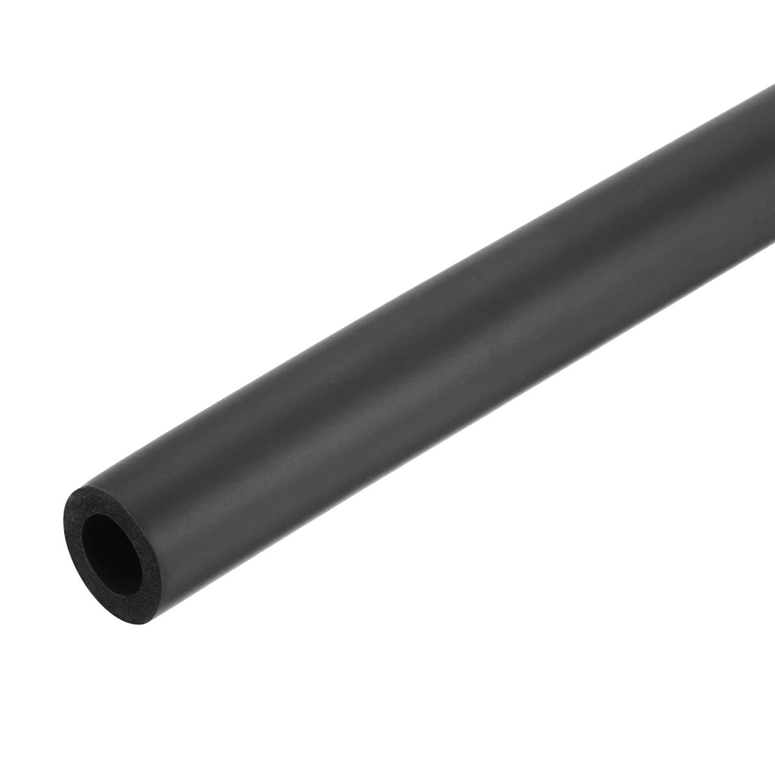 sourcing map Tubo de espuma para soporte de agarre de mango, 16 mm de diámetro interior, 26 mm de diámetro exterior, 1 m de longitud, color negro