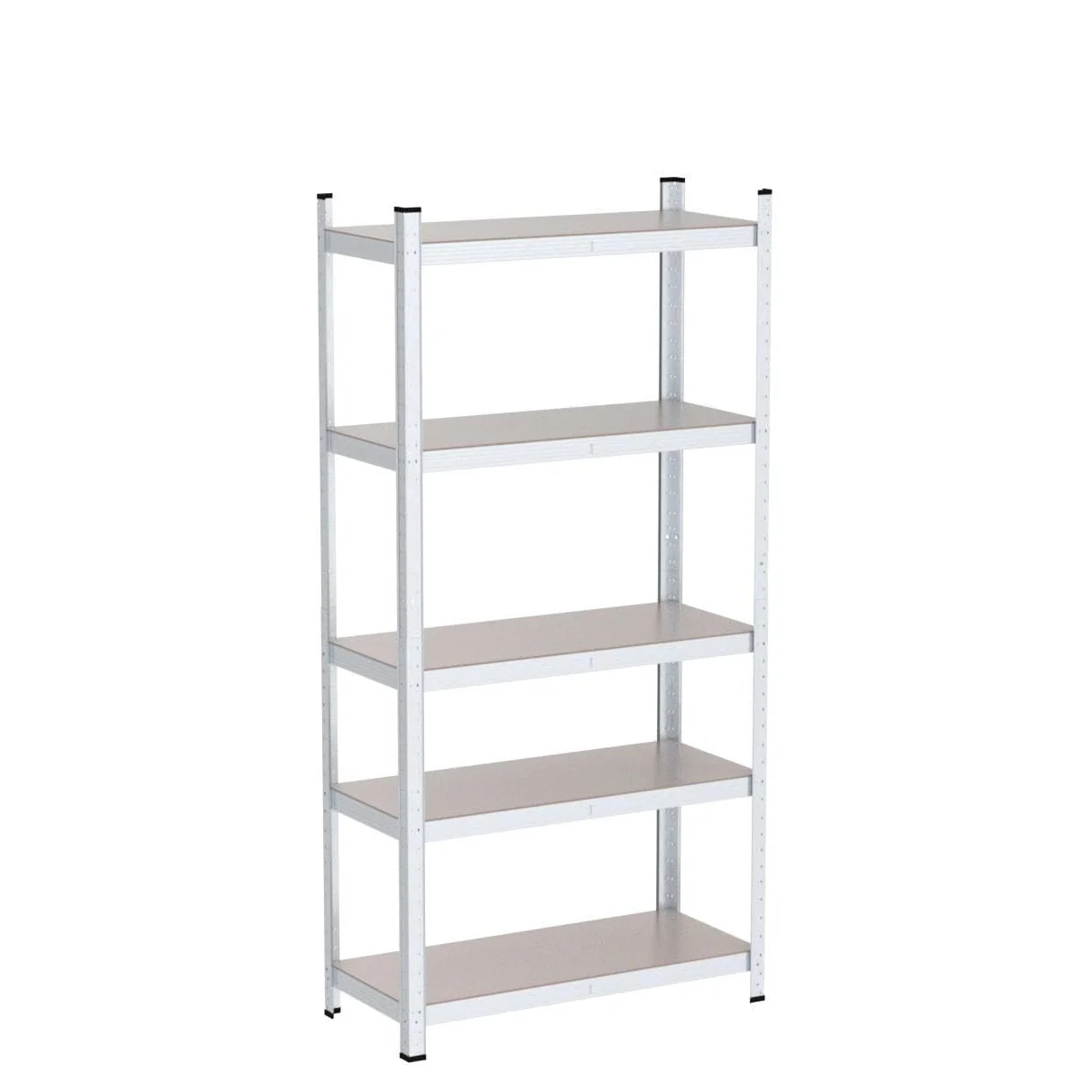 7H Seven House - Estantería Modular Almacenaje (Pack 2), Acero Galvanizado y MDF Antihumedad, Hogar, Trastero, Garaje, 5 Baldas Ajustables, Carga Máxima 875Kg, 90x40x180cm (Largo x Ancho x Alto)