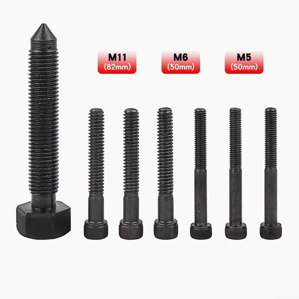 Herramienta de extracción de embrague del compresor de acondicionamiento automotriz – para llave extractora de polea de aire acondicionado de acero de larga duración con 7 tornillos para