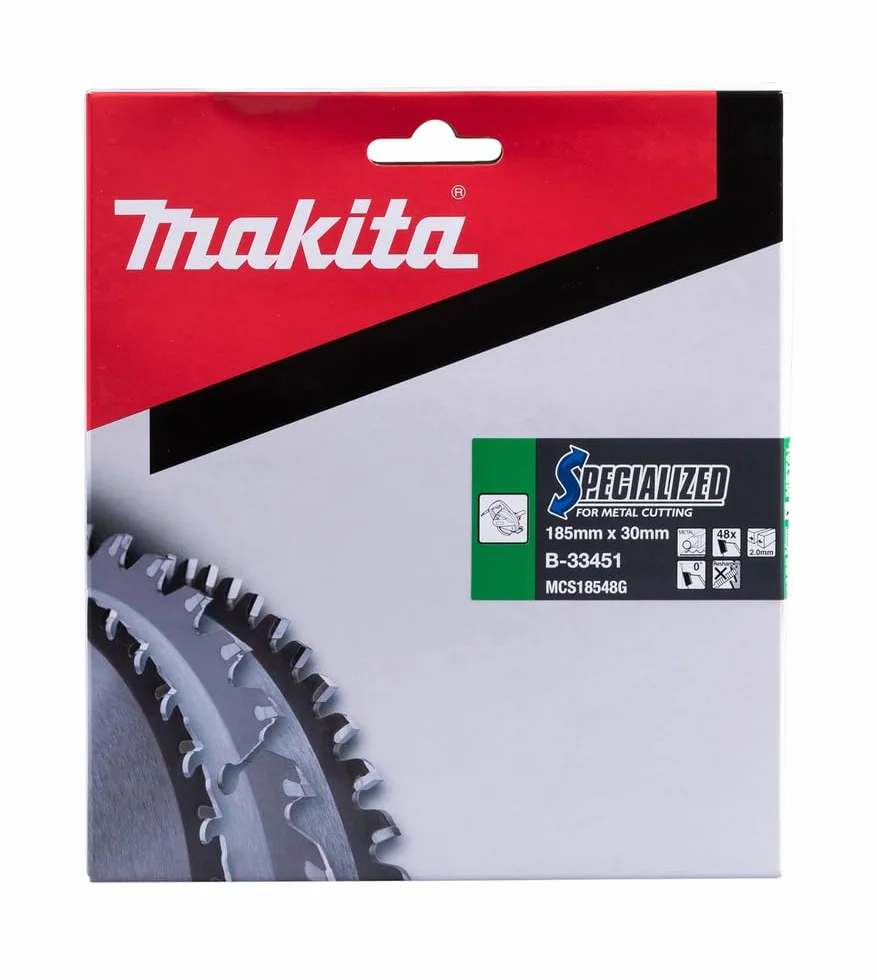 Makita Specialized Hoja, 185 x 30 mm, 48 dientes), B de 33451