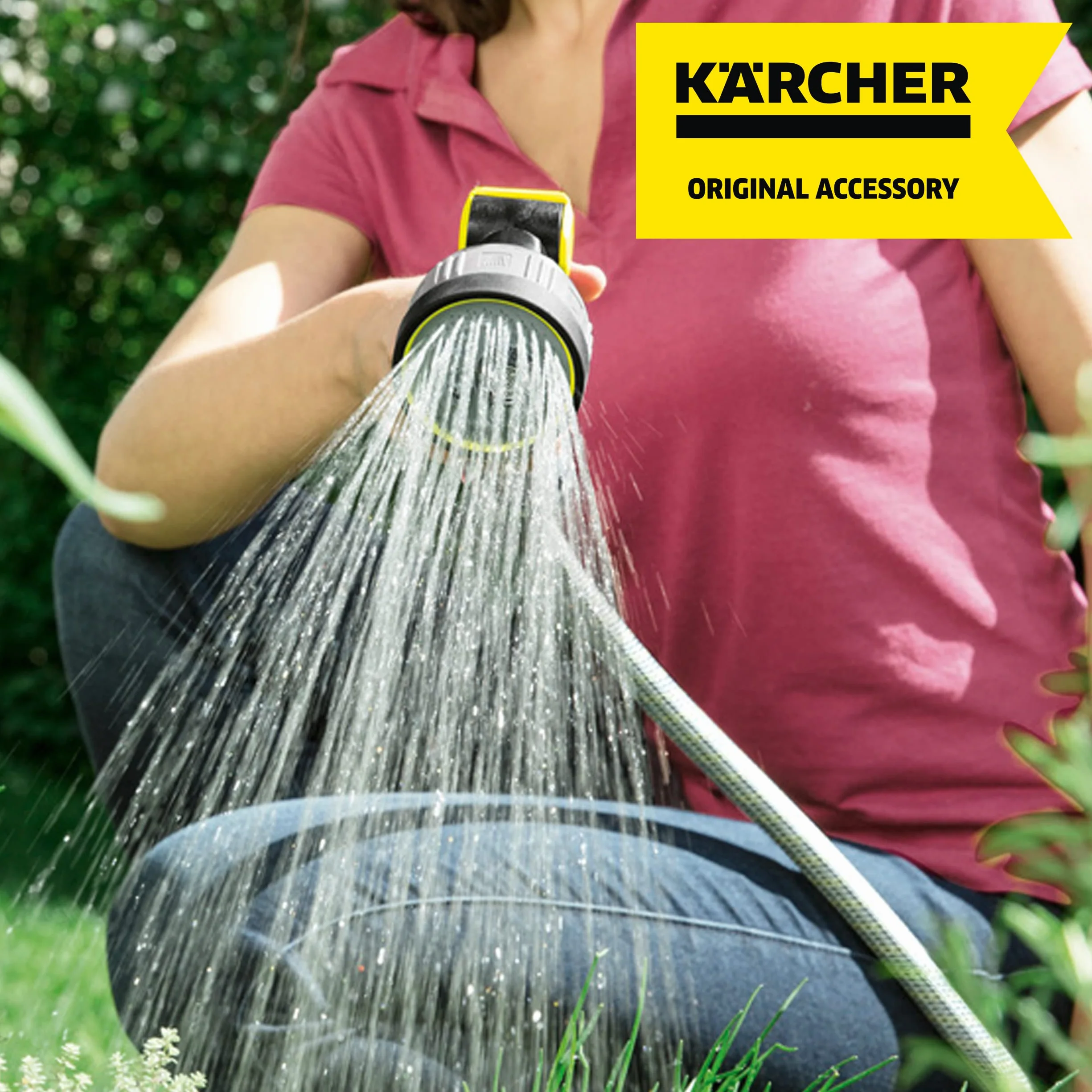 Kärcher Pistola de riego multifunción de metal Premium